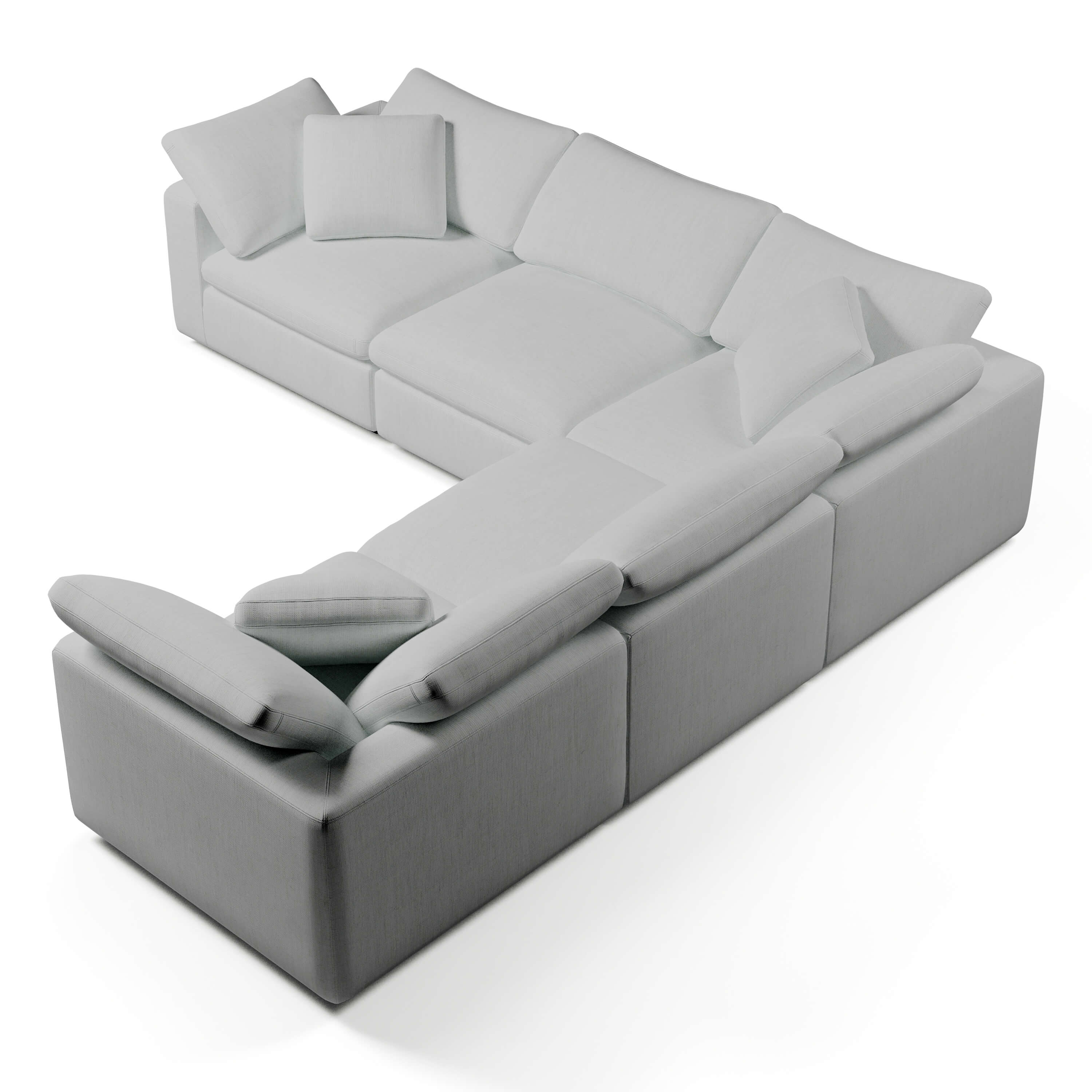 Comfortable L-Shaped Couch | Comfy L Couch | Couch Haus