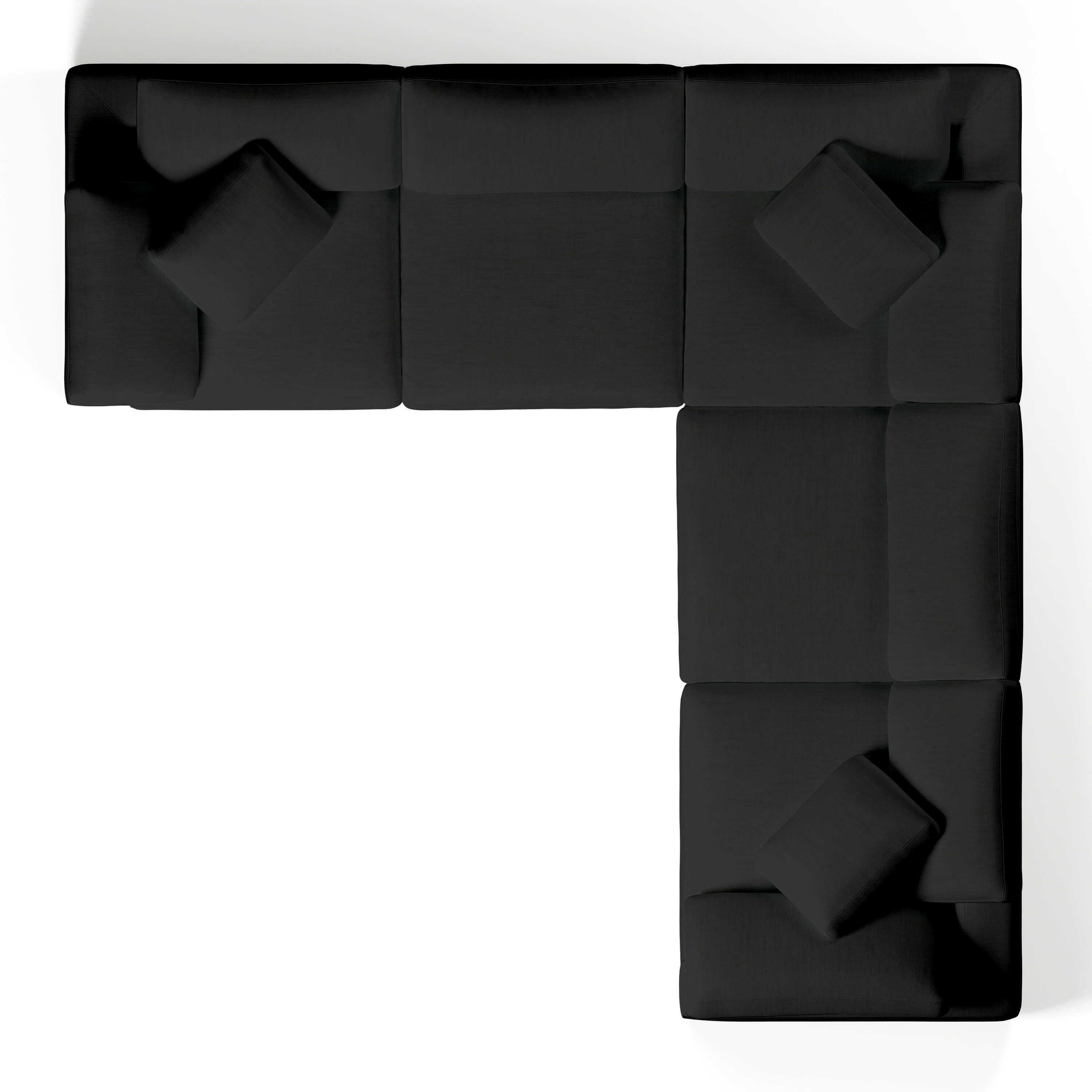 Comfy Modular Sofa - 5-Seater Modular L-Sectional