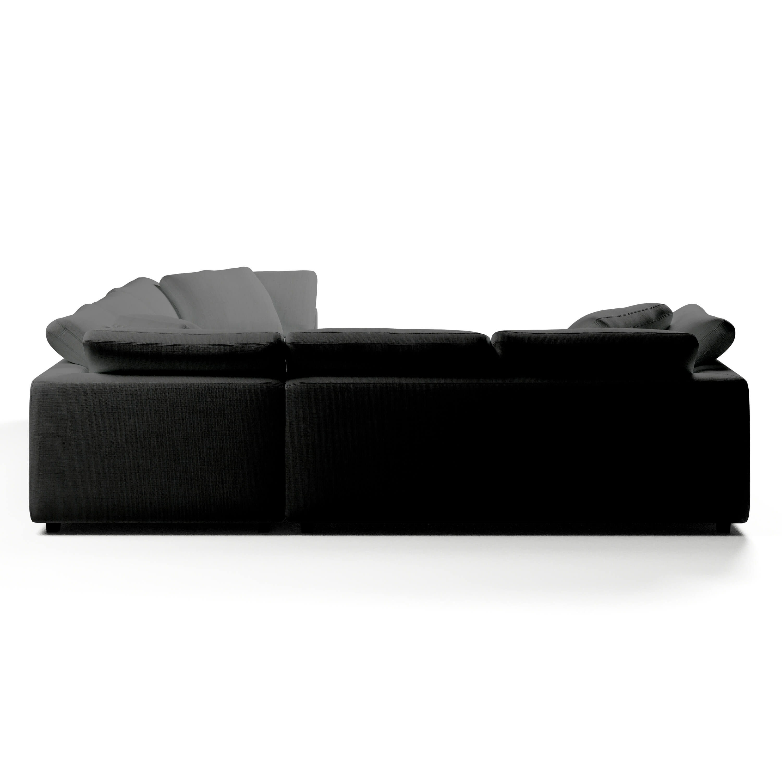 Comfy Modular Sofa - 5-Seater Bench-Seat L-Sectional