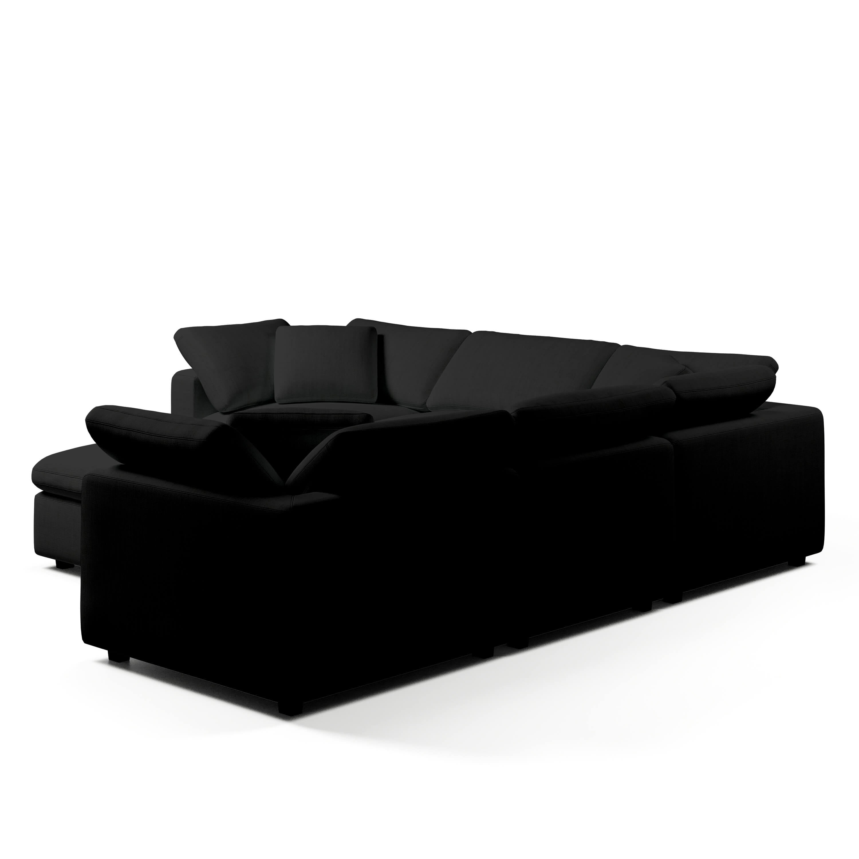 Comfy Modular Sofa - 5-Seater & Ottoman