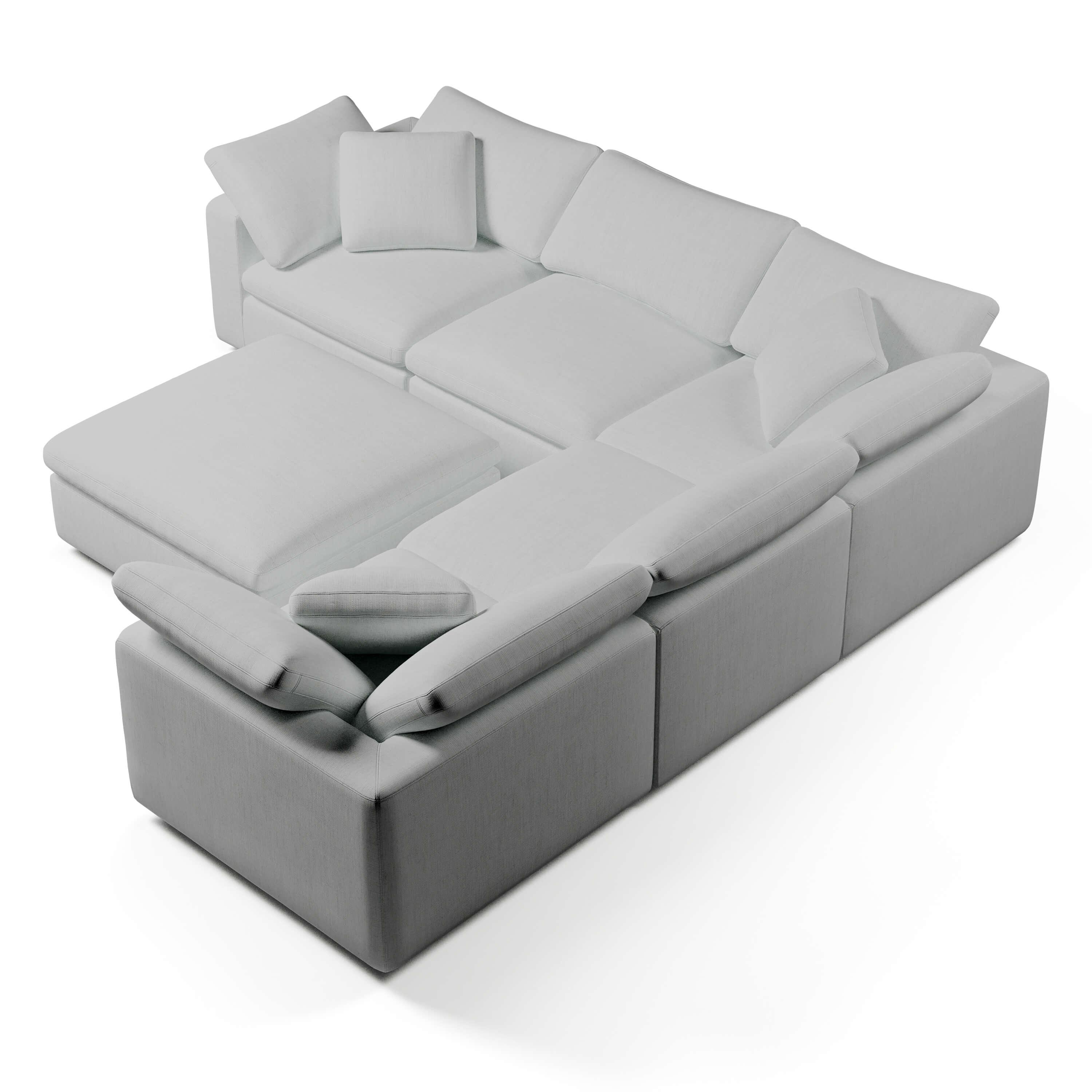 Sectional Sofa and Ottoman | Sofa and Ottoman | Couch Haus