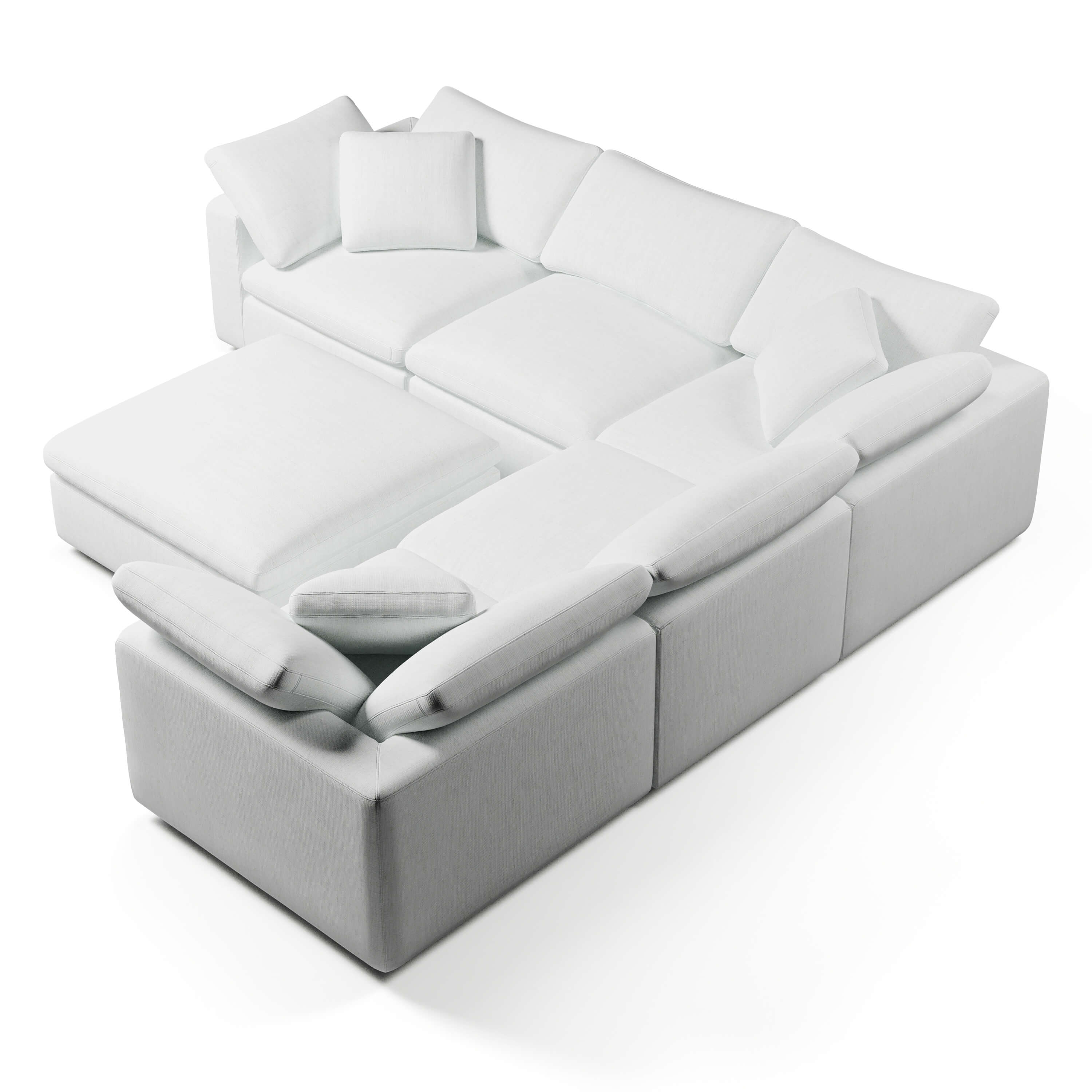 Sectional Sofa and Ottoman | Sofa and Ottoman | Couch Haus