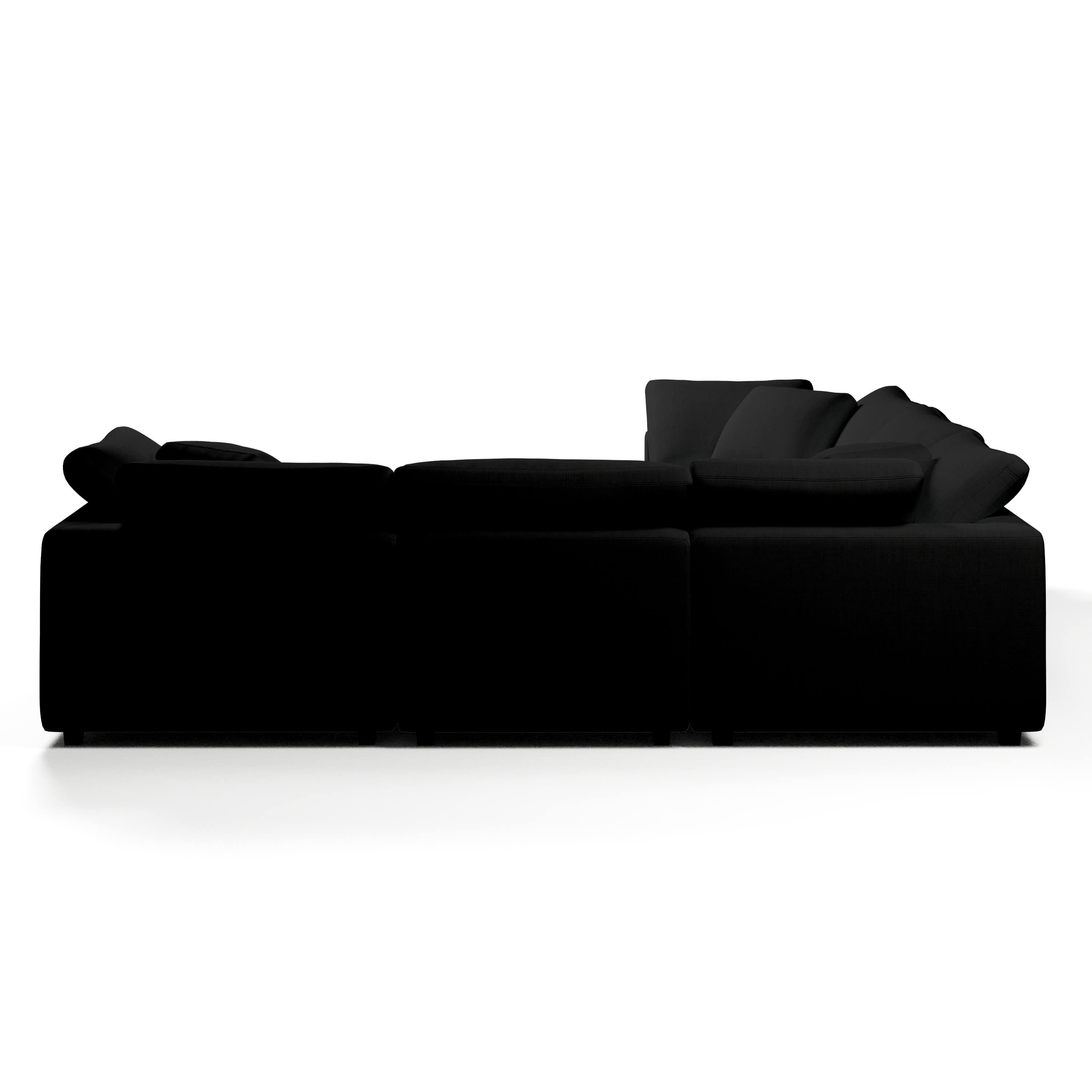 Comfy Modular Sofa - 5-Seater & Ottoman