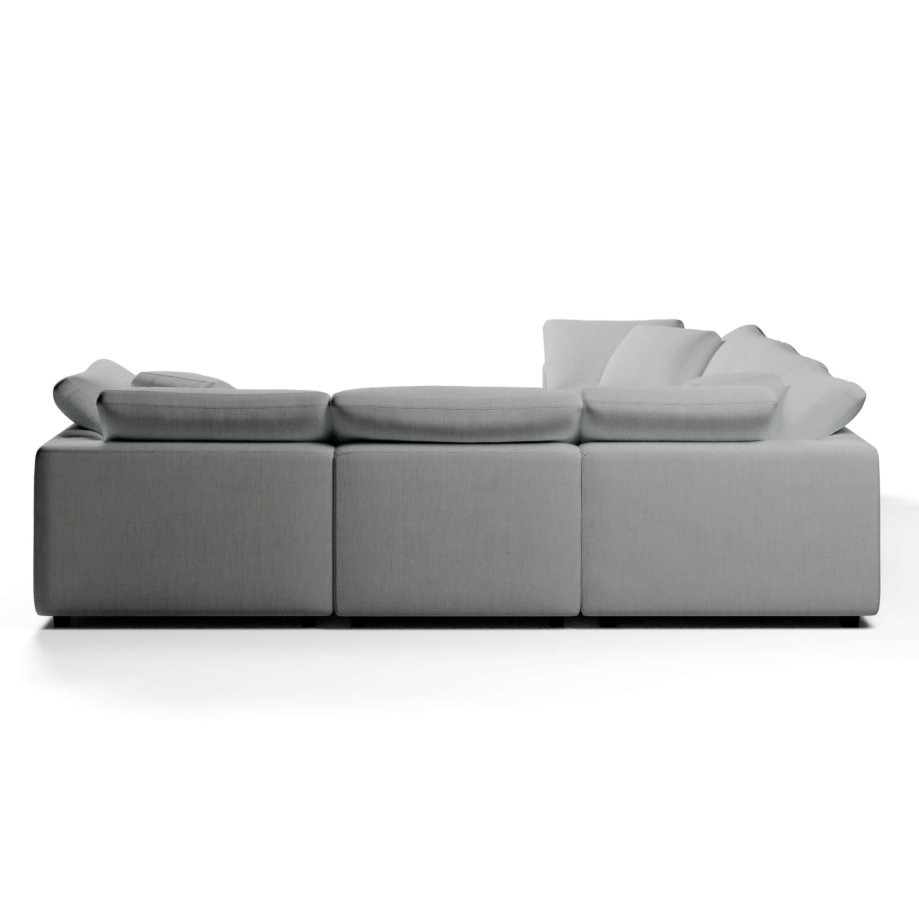 Comfy Modular Sofa - 5-Seater & Ottoman