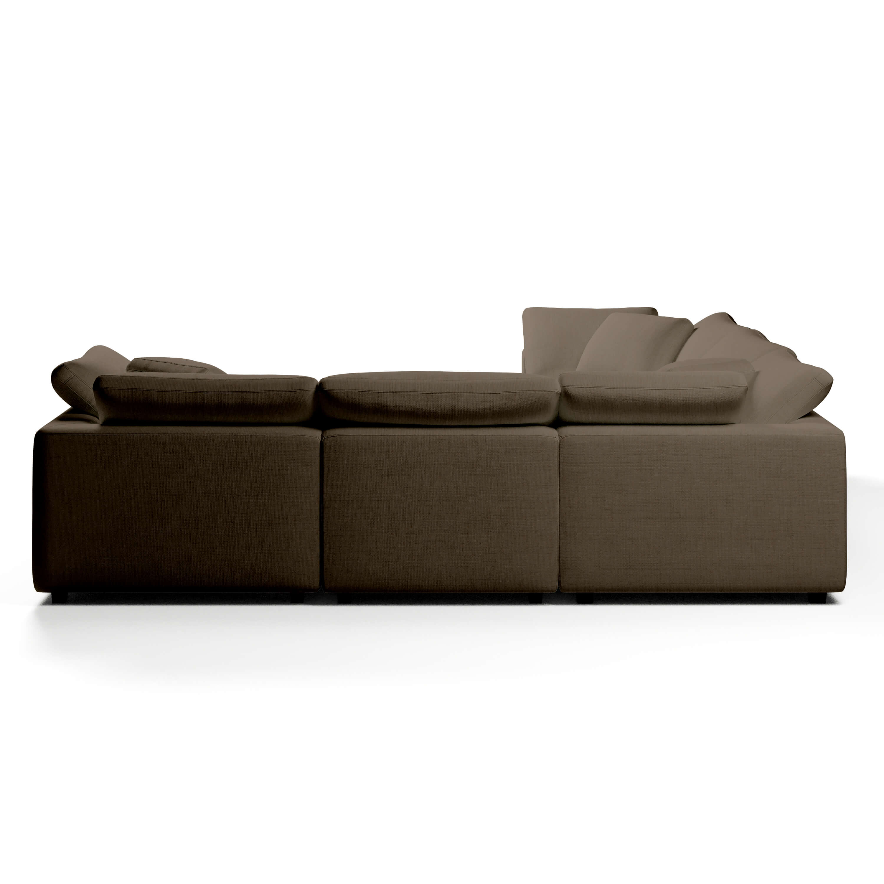 Comfy Modular Sofa - 5-Seater & Ottoman