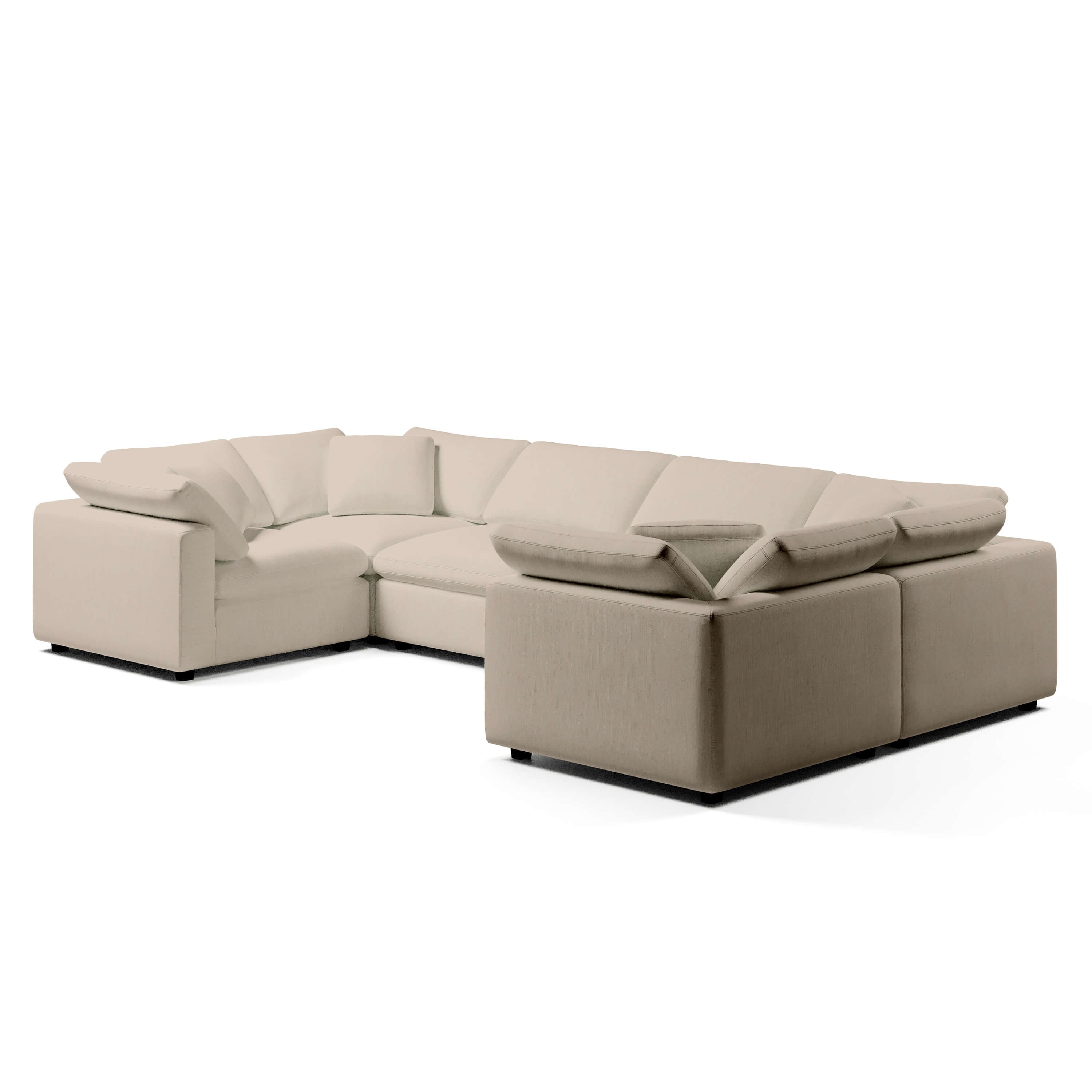 U-Shaped Modular Sofa | Soft Modular Sofa | Couch Haus