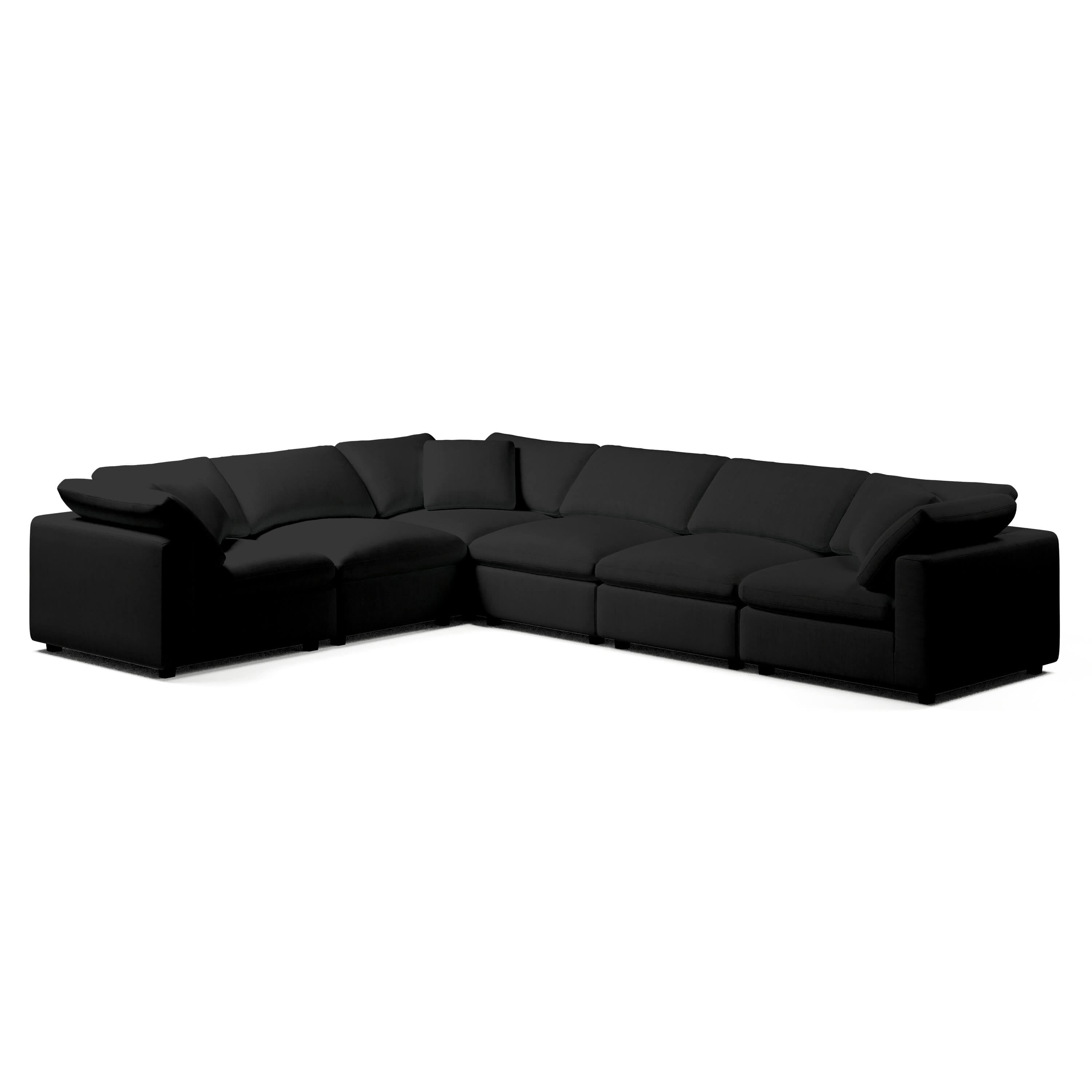 Comfy Modular Sofa - 6-Seater L-Sectional