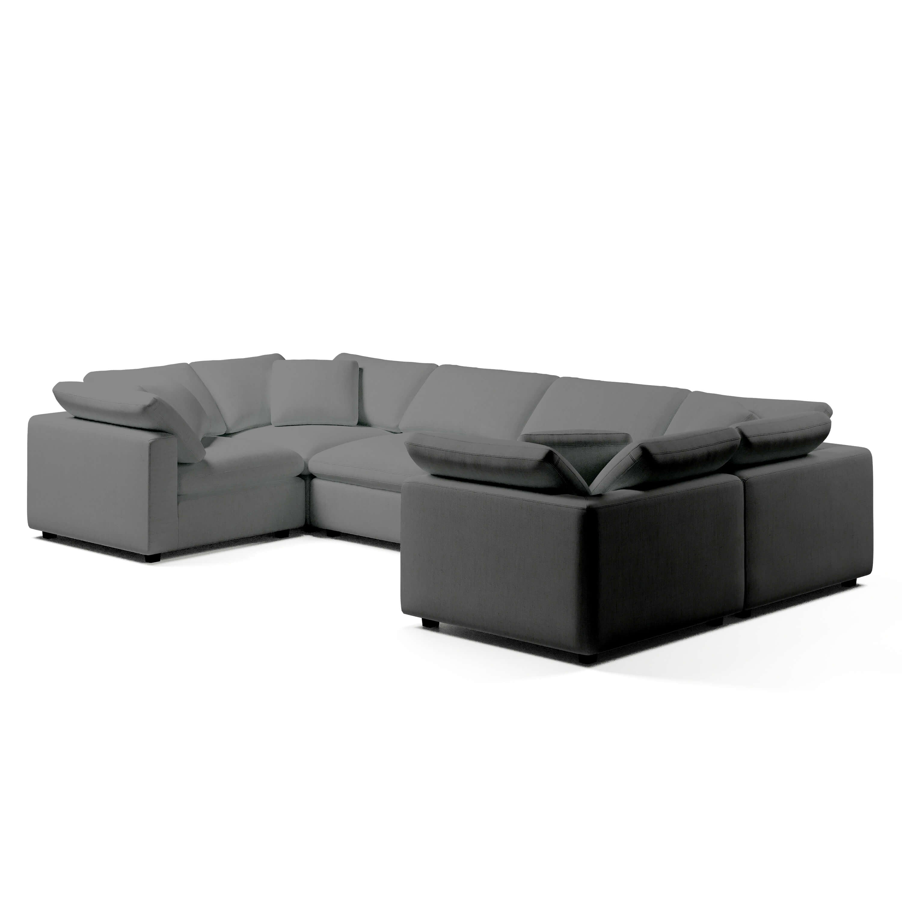 U-Shaped Modular Sofa | Soft Modular Sofa | Couch Haus