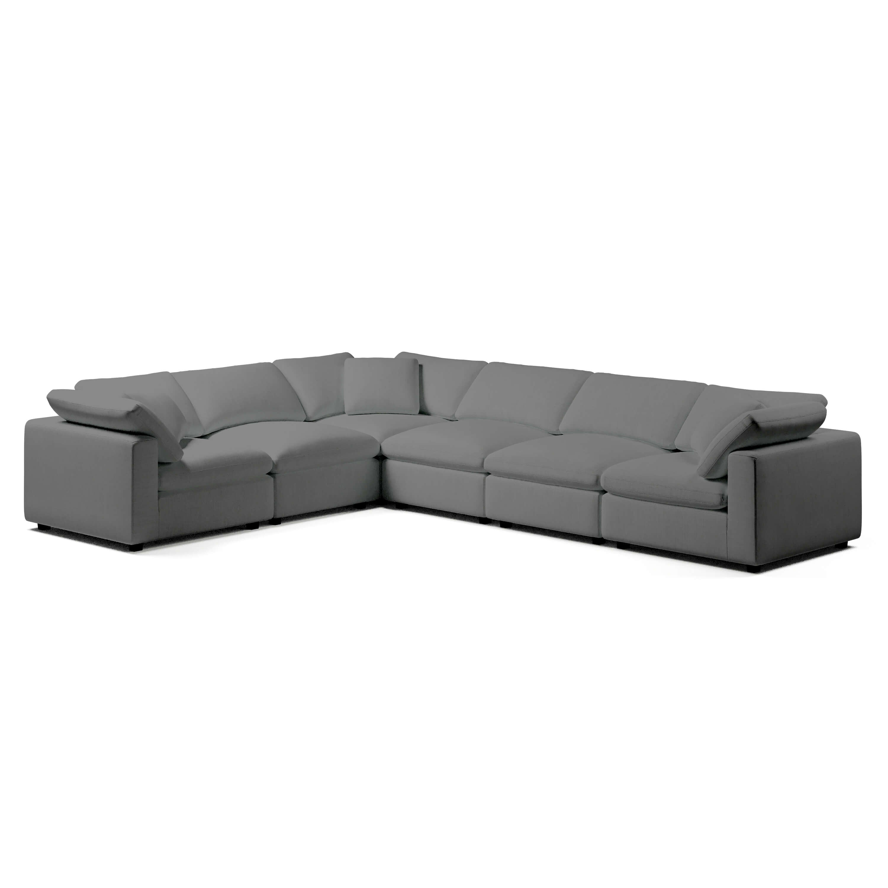 Comfy Modular Sofa - 6-Seater L-Sectional