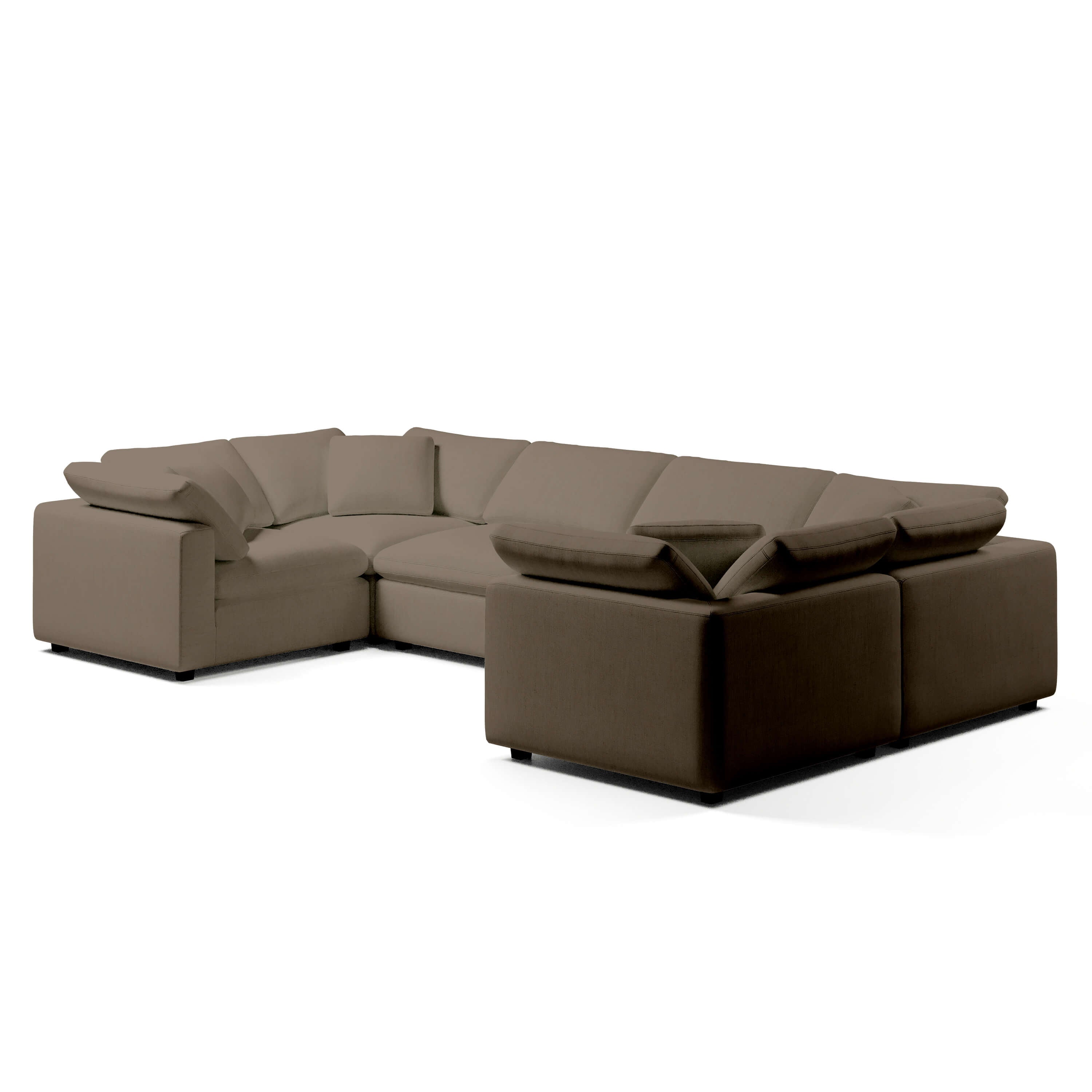 Comfy Modular Sofa - 6-Seater U-Sectional