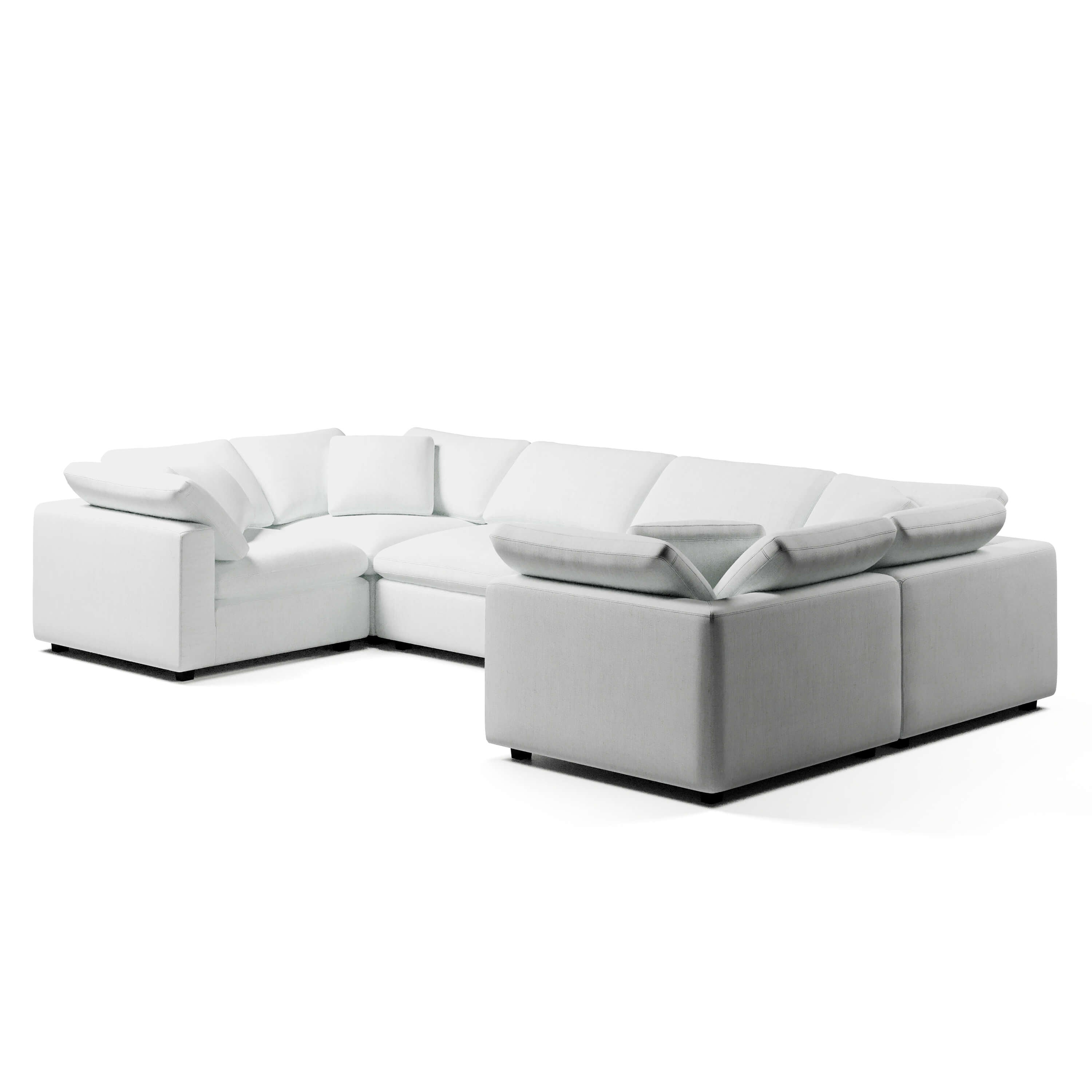 U-Shaped Modular Sofa | Soft Modular Sofa | Couch Haus