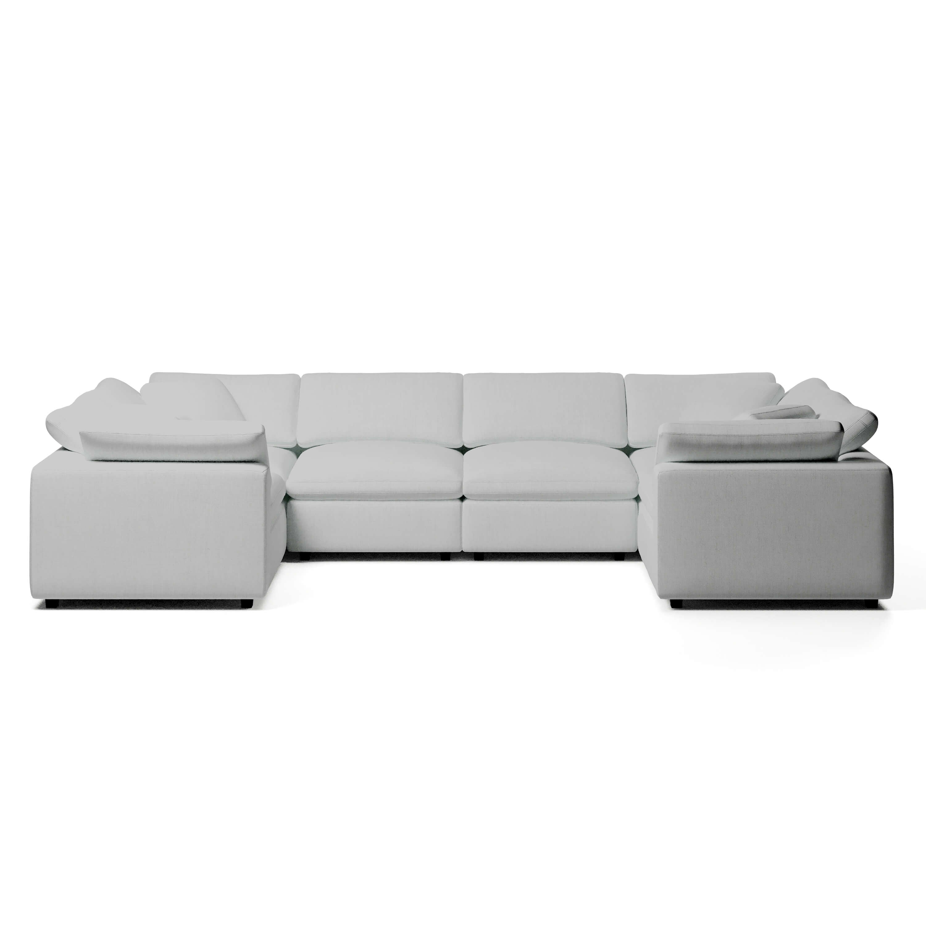 U-Shaped Modular Sofa | Soft Modular Sofa | Couch Haus