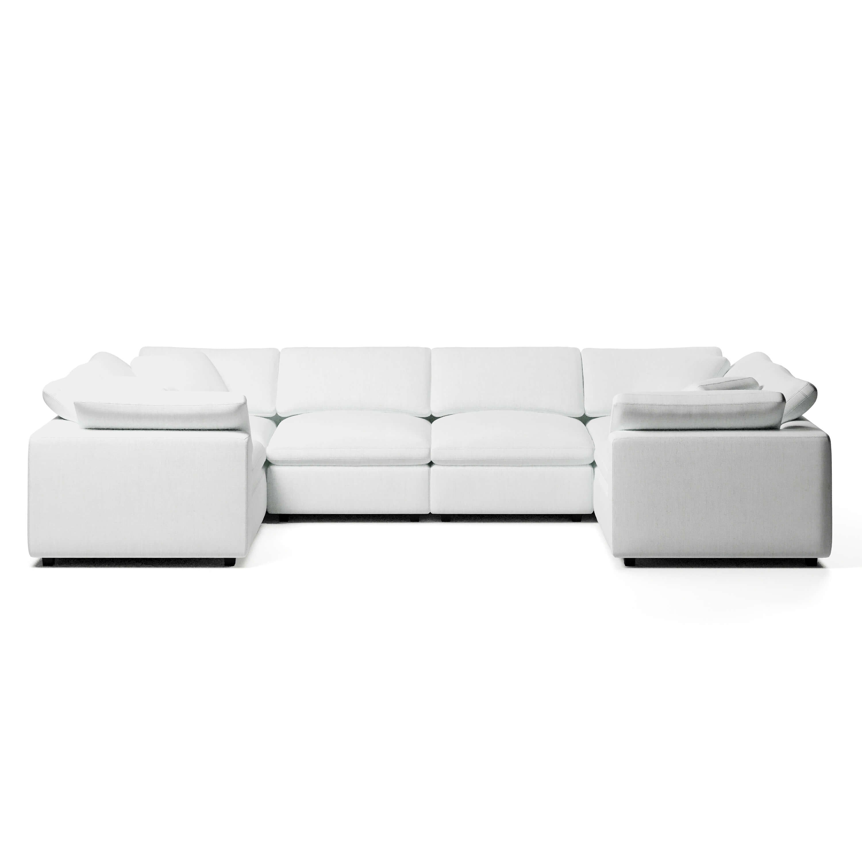 U-Shaped Modular Sofa | Soft Modular Sofa | Couch Haus