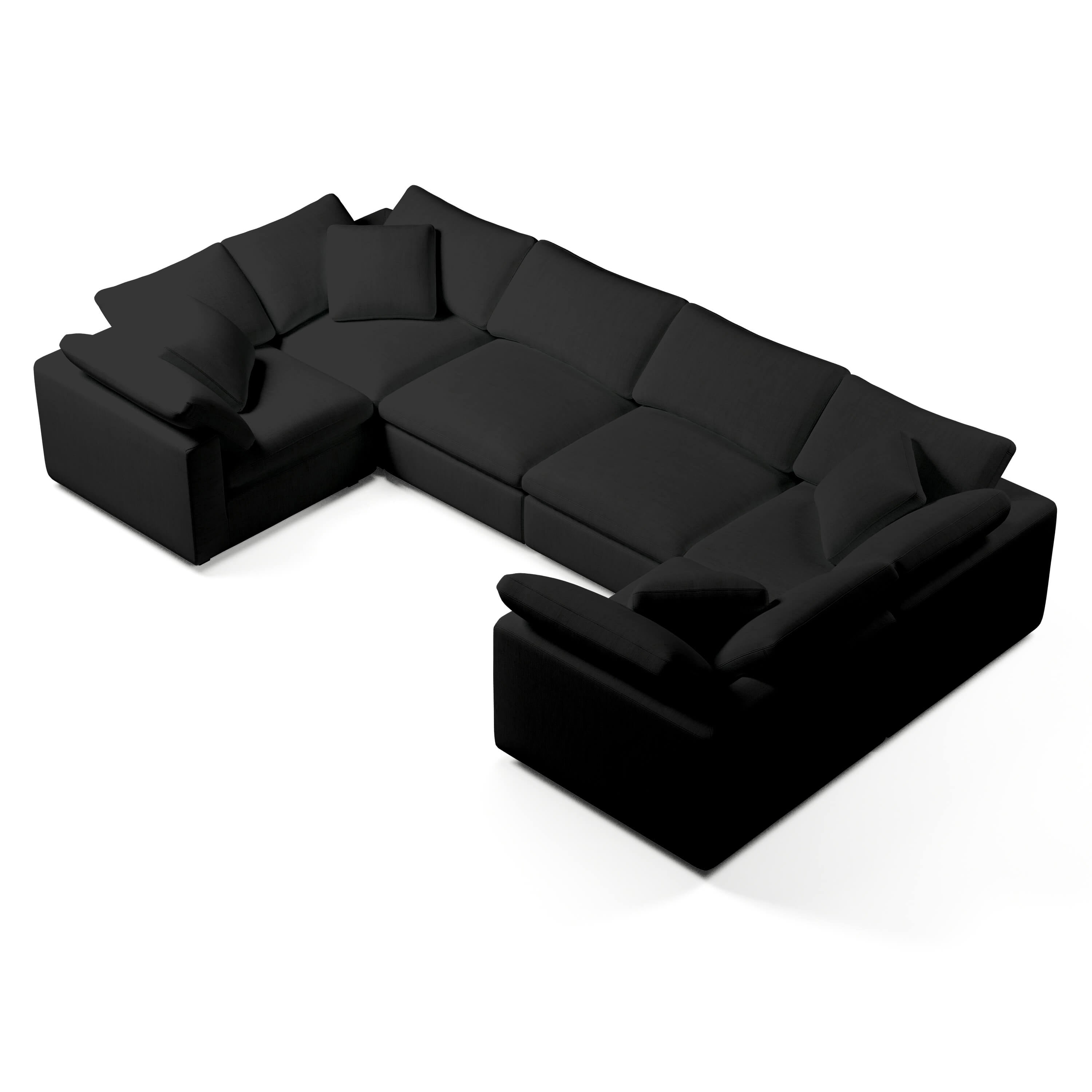 Comfy Modular Sofa - 6-Seater U-Sectional