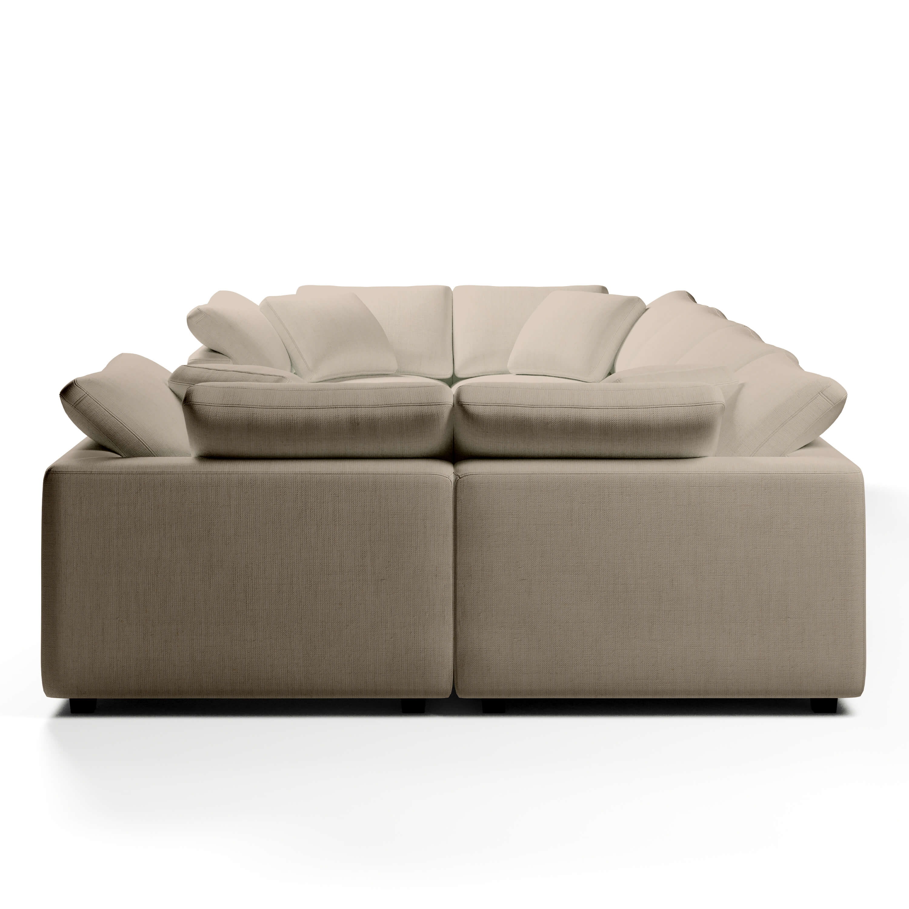 Comfy Modular Sofa - 6-Seater U-Sectional