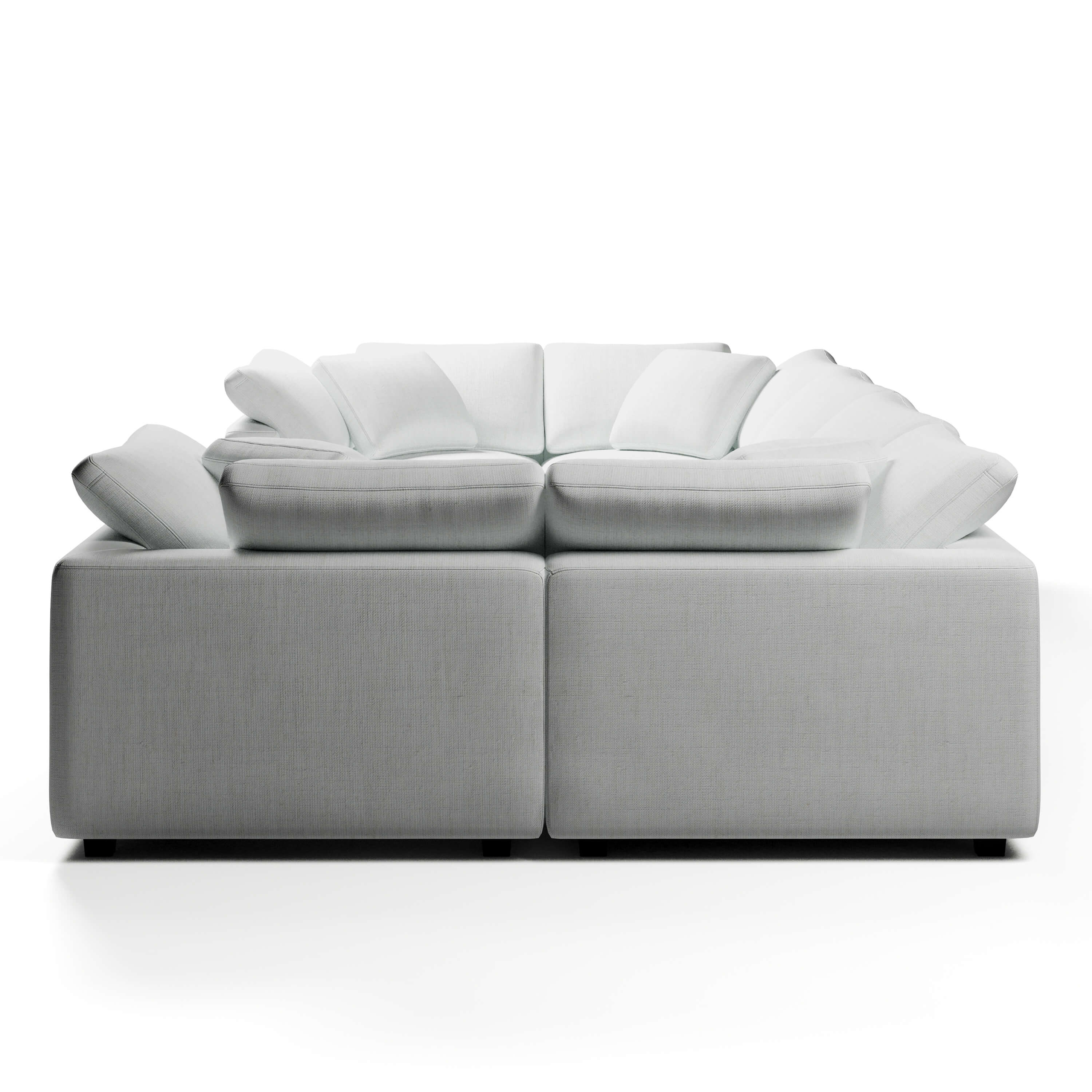 U-Shaped Modular Sofa | Soft Modular Sofa | Couch Haus