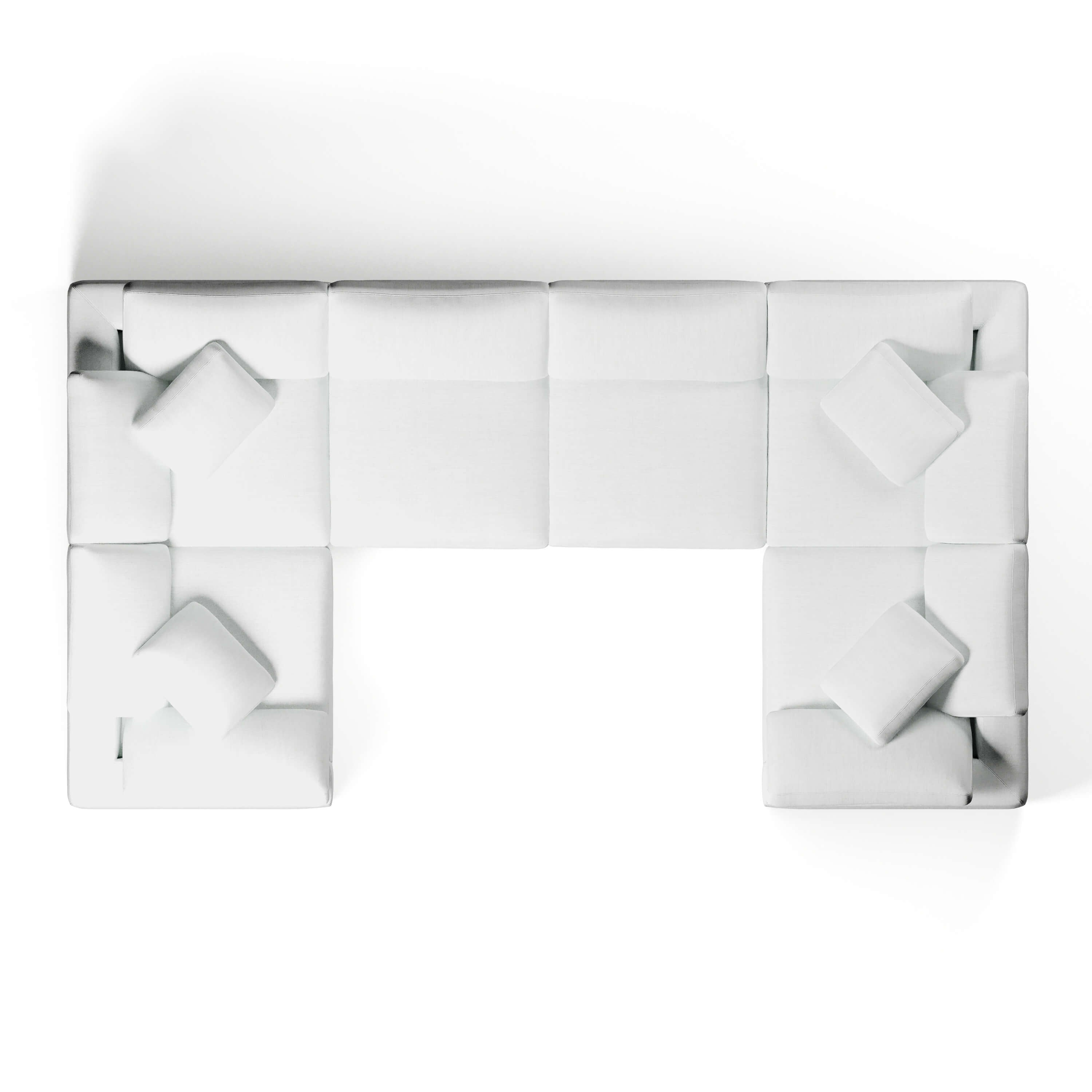 U-Shaped Modular Sofa | Soft Modular Sofa | Couch Haus