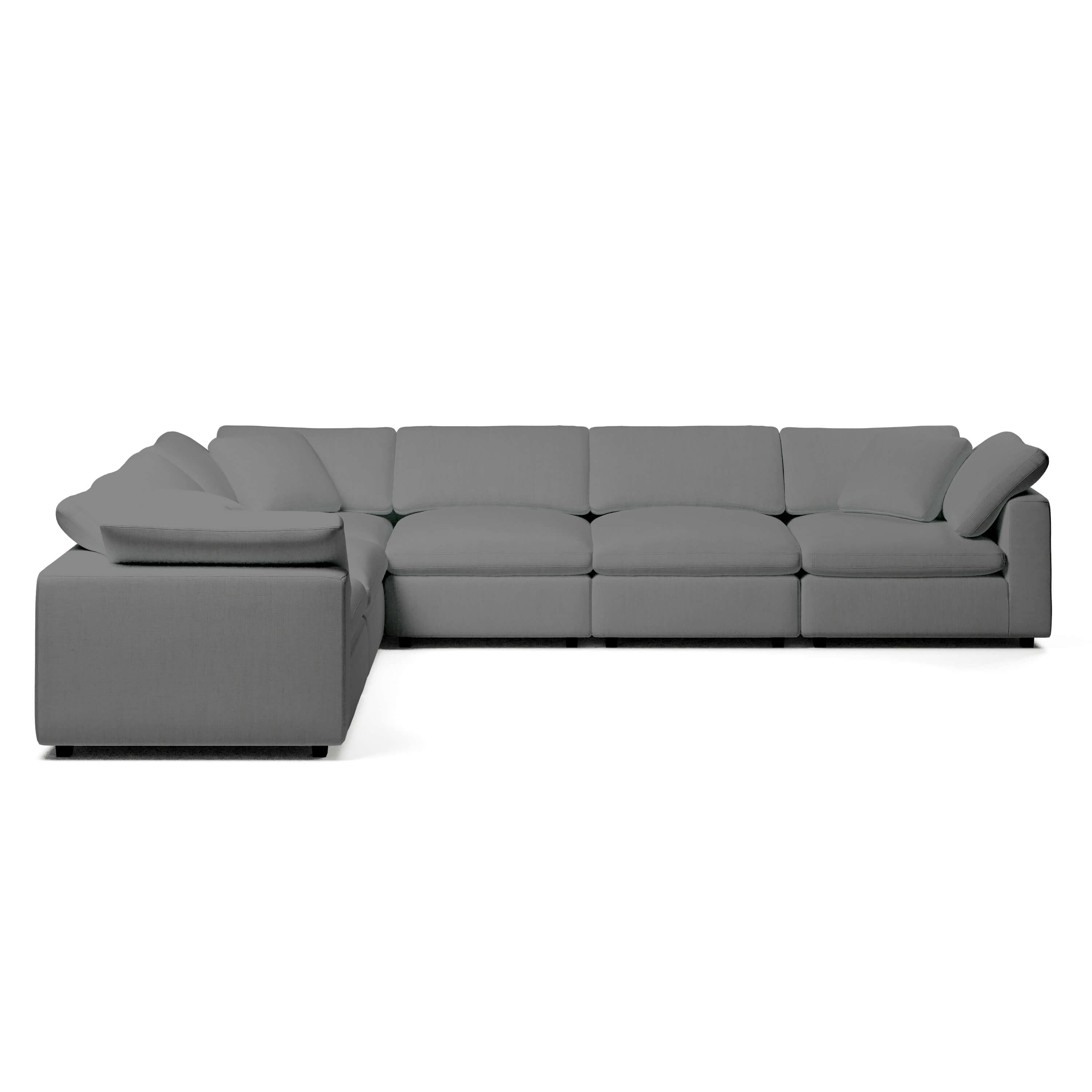 Comfy Modular Sofa - 6-Seater L-Sectional