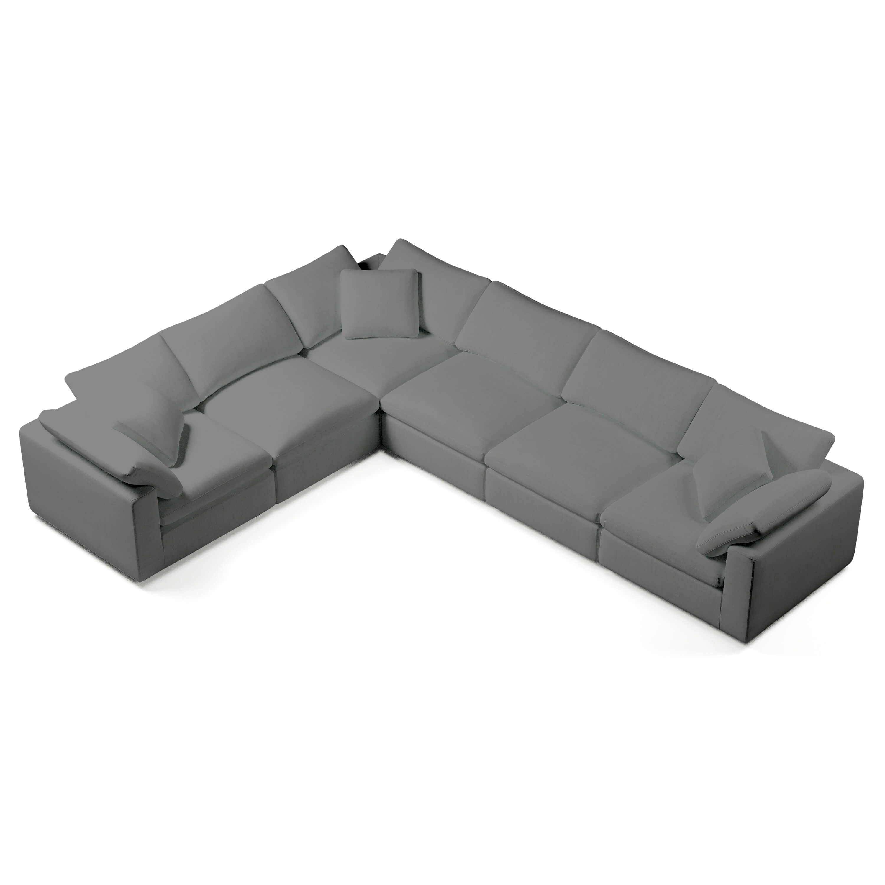 Comfy Modular Sofa - 6-Seater L-Sectional