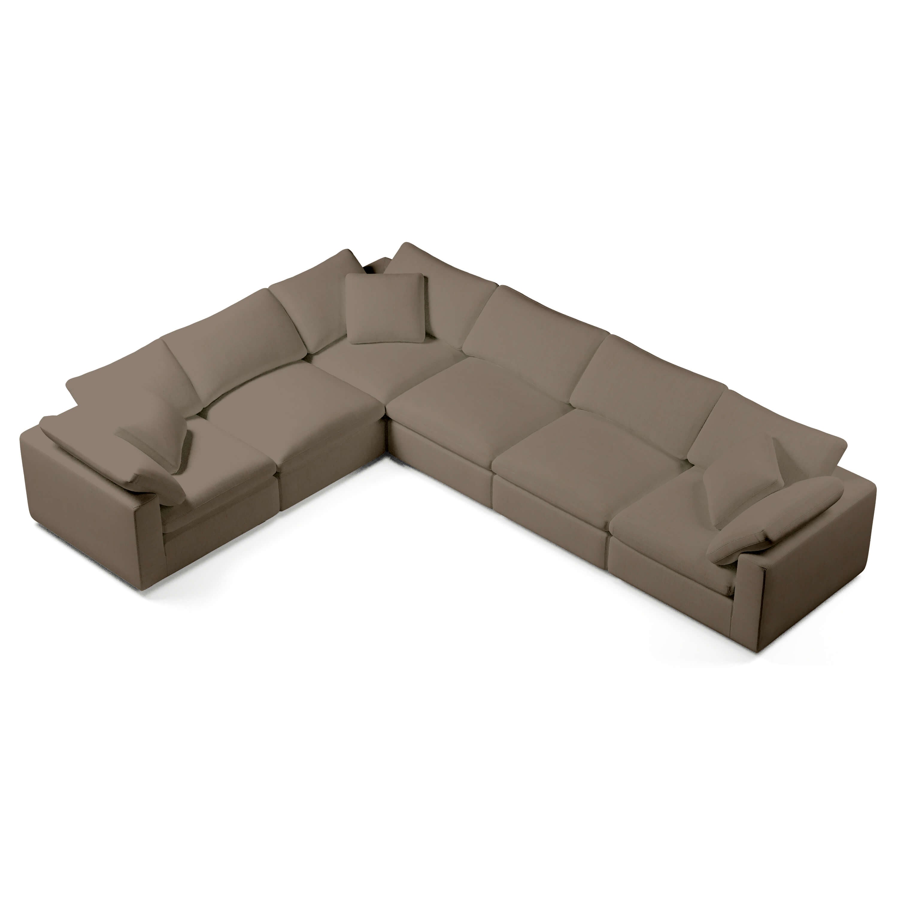 Comfy Modular Sofa - 6-Seater L-Sectional