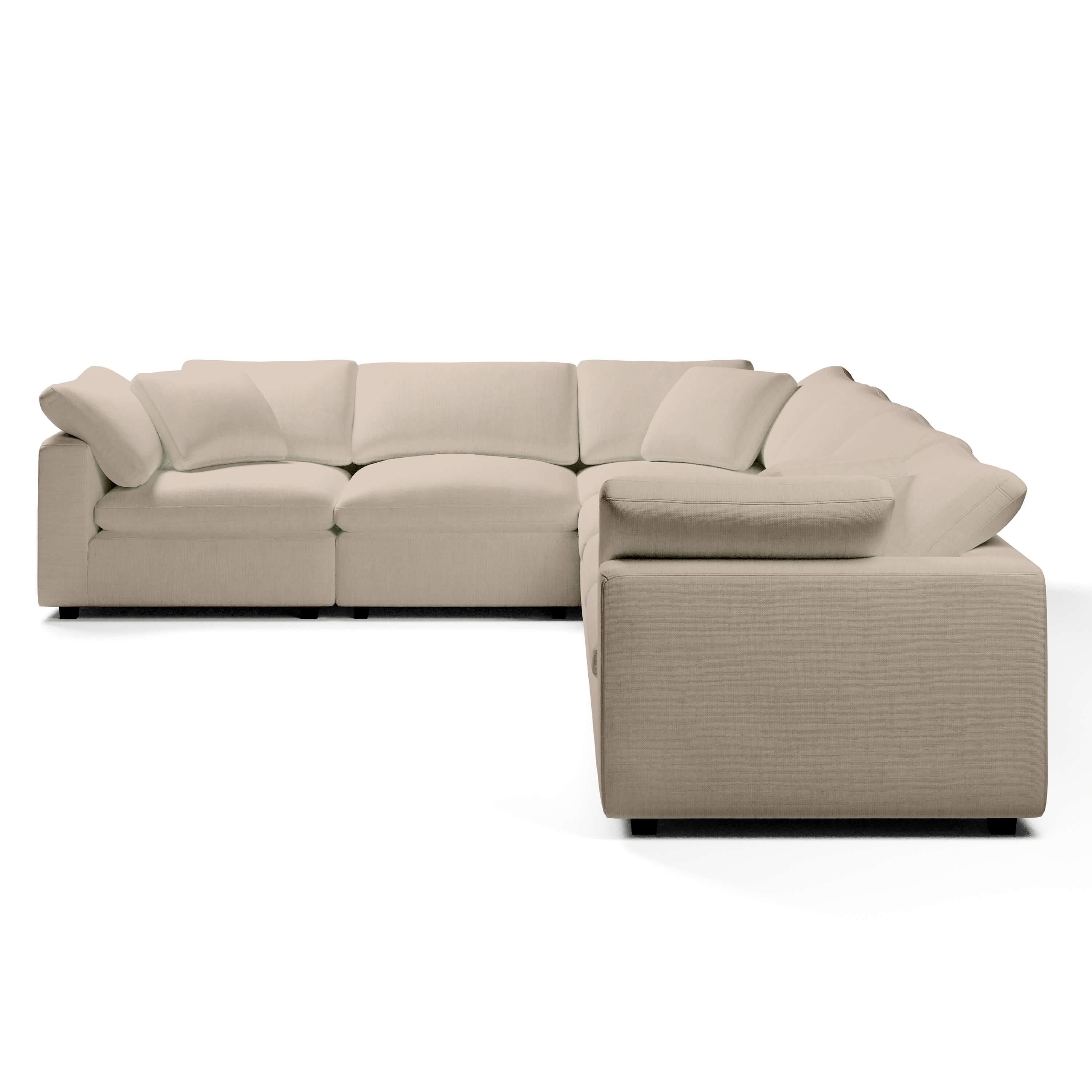 Comfy Modular Sofa - 6-Seater L-Sectional