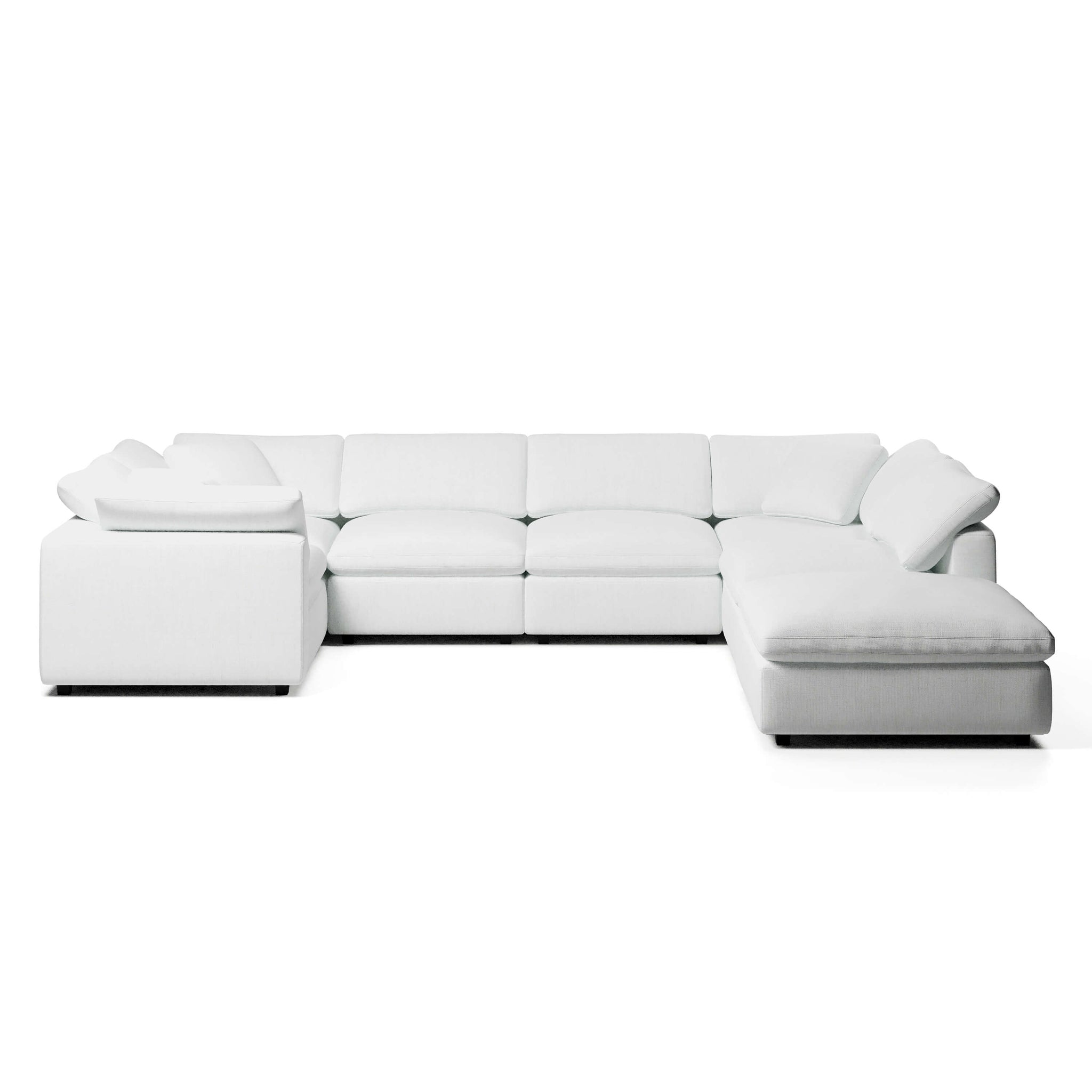 USectional Sofa and Ottoman USectional Ottoman Couch Haus