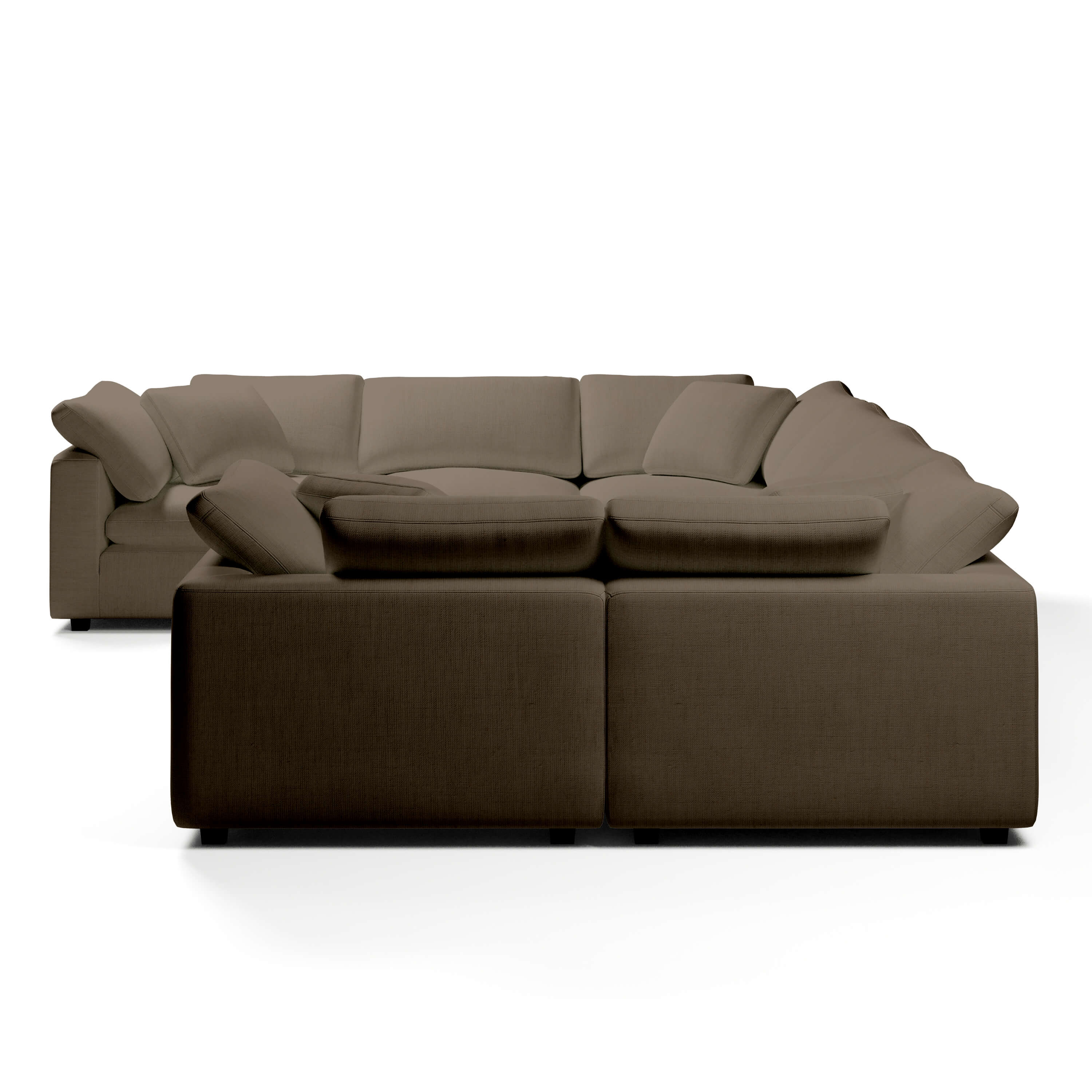 Comfy Modular Sofa - 7-Seater U-Sectional