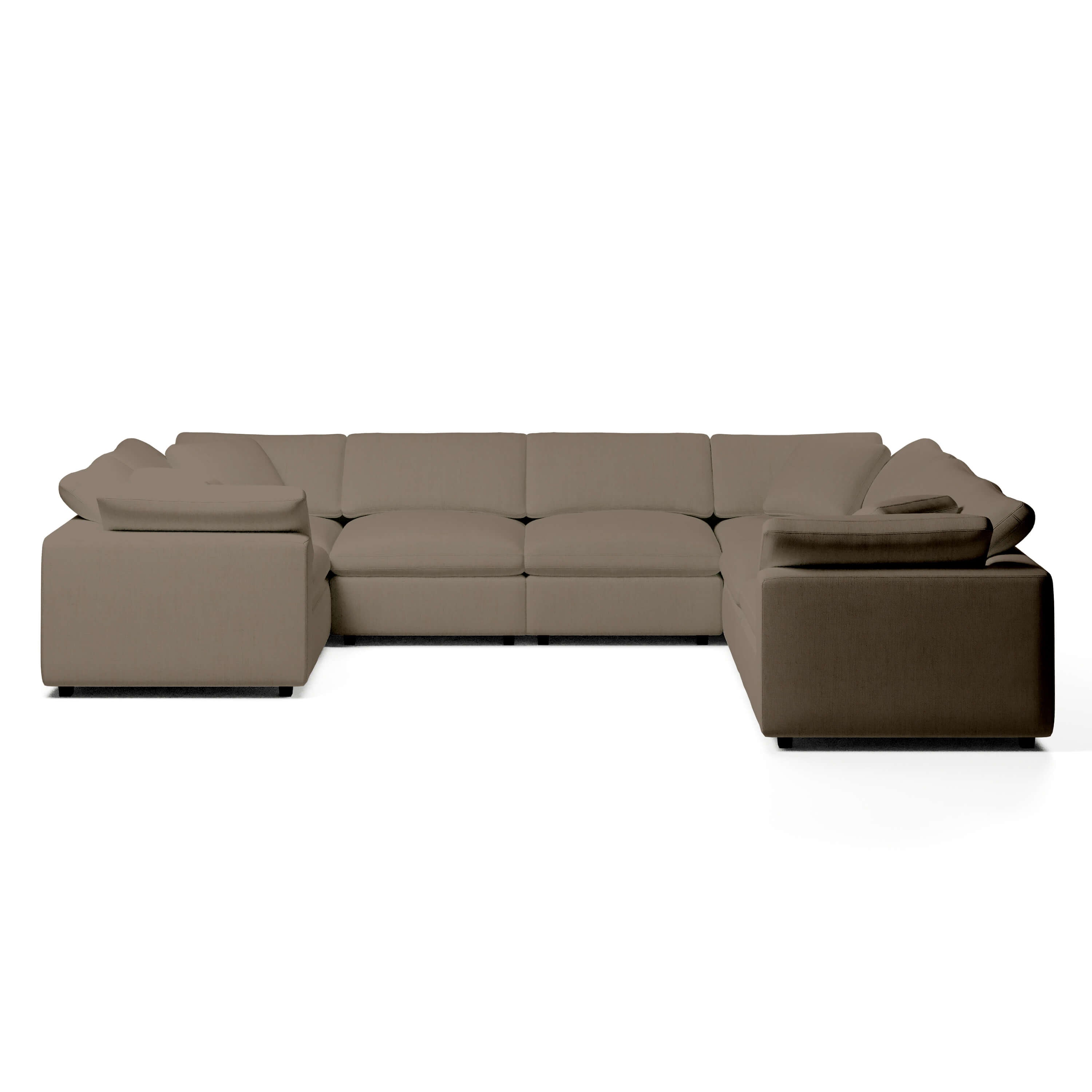 Comfy Modular Sofa - 7-Seater U-Sectional