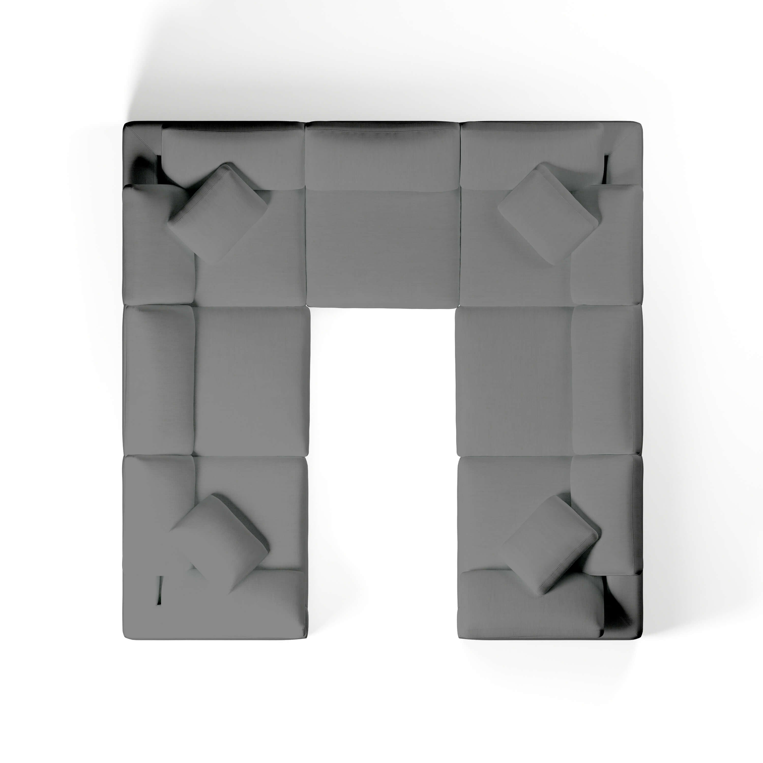 Comfy Modular Sofa - 7-Seater U-Sectional