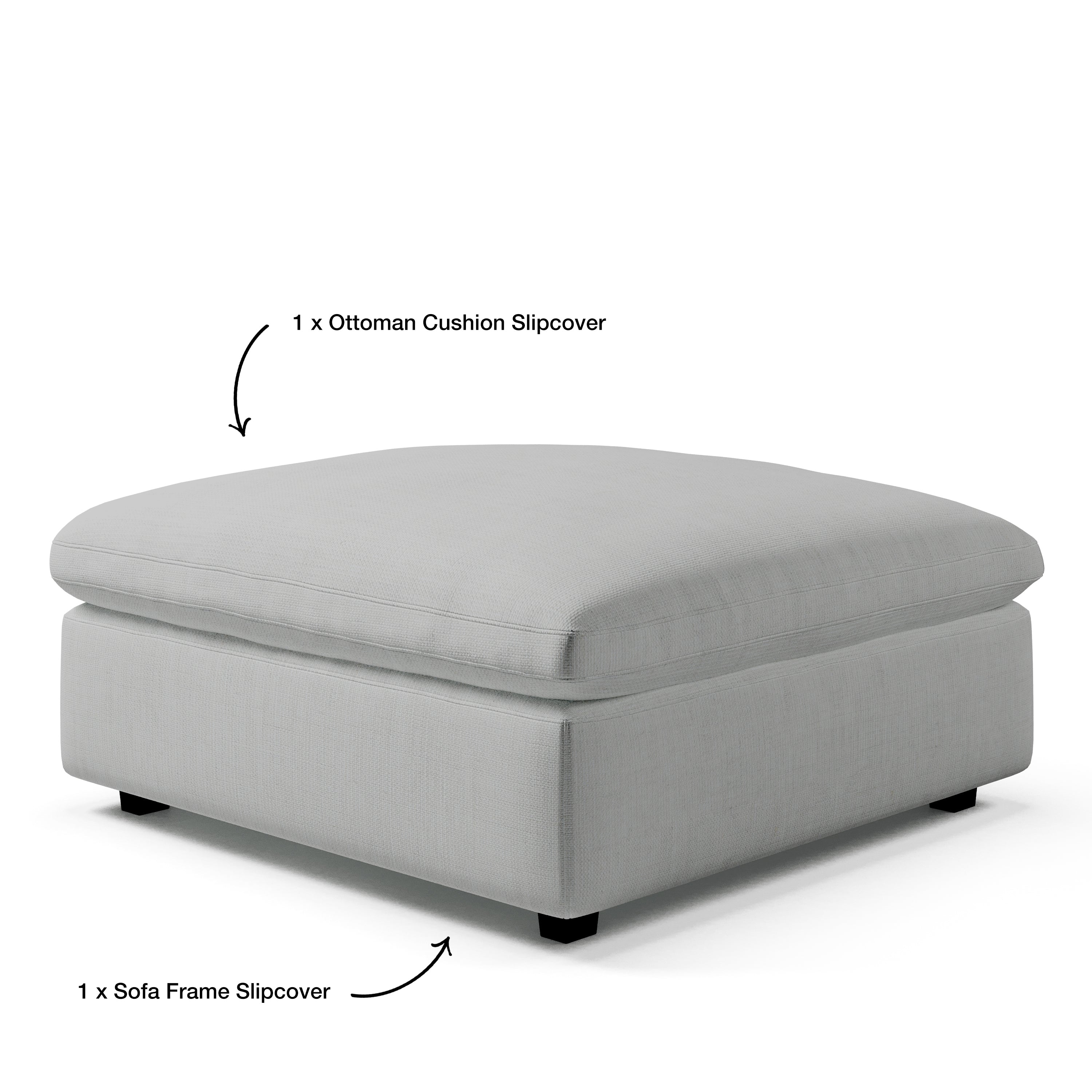 Comfy Sofa - Ottoman Slipcover Replacement