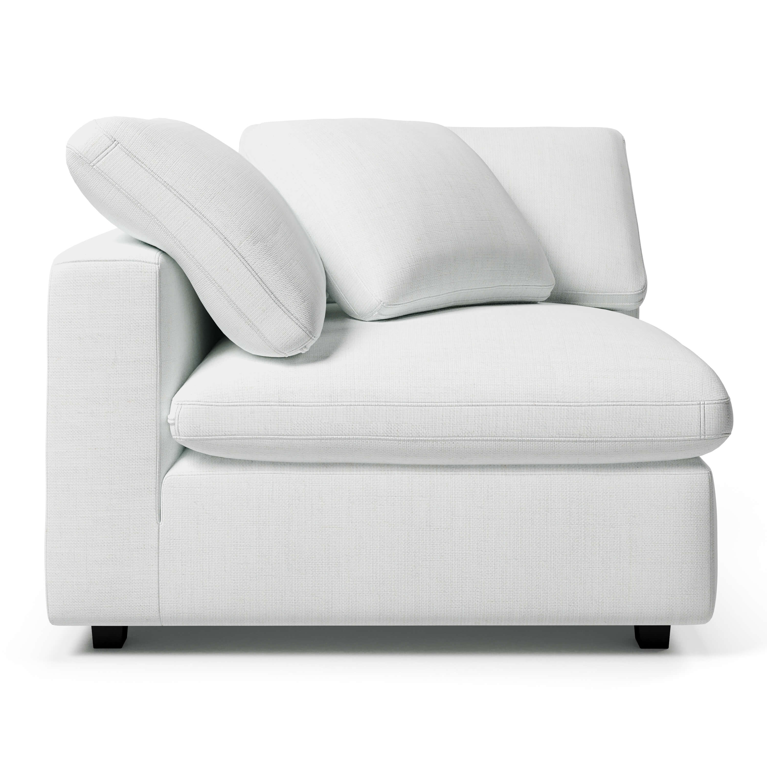 White Comfy Corner Chair | Comfy Corner Chair | Couch Haus