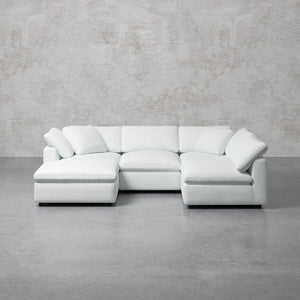 Comfy Modular Sofa - 4-Seater Chaise Sectional - Left Hand Facing