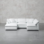 Comfy Modular Sofa - 4-Seater Chaise Sectional - Left Hand Facing
