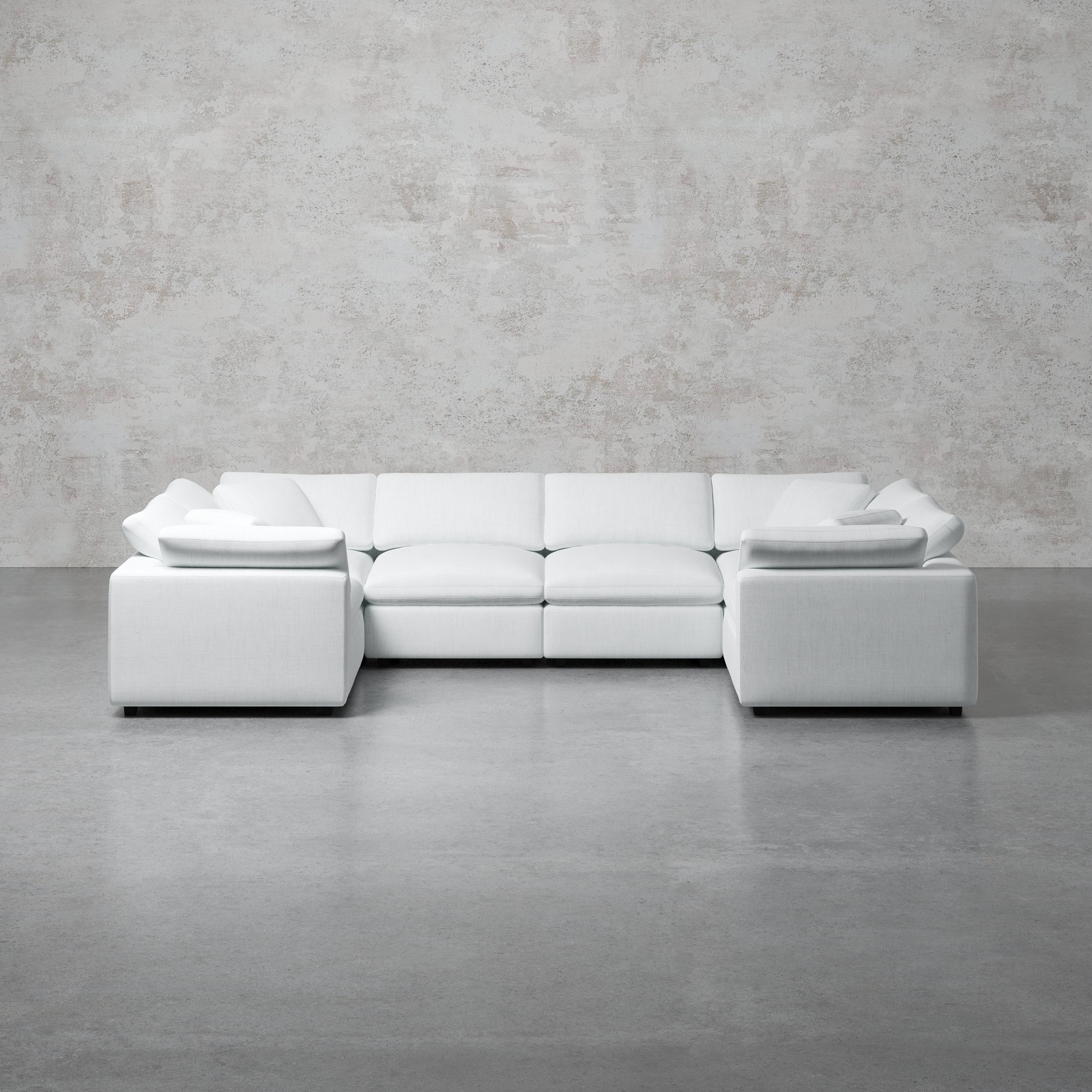 Comfy Modular Sofa - 6-Seater U-Sectional