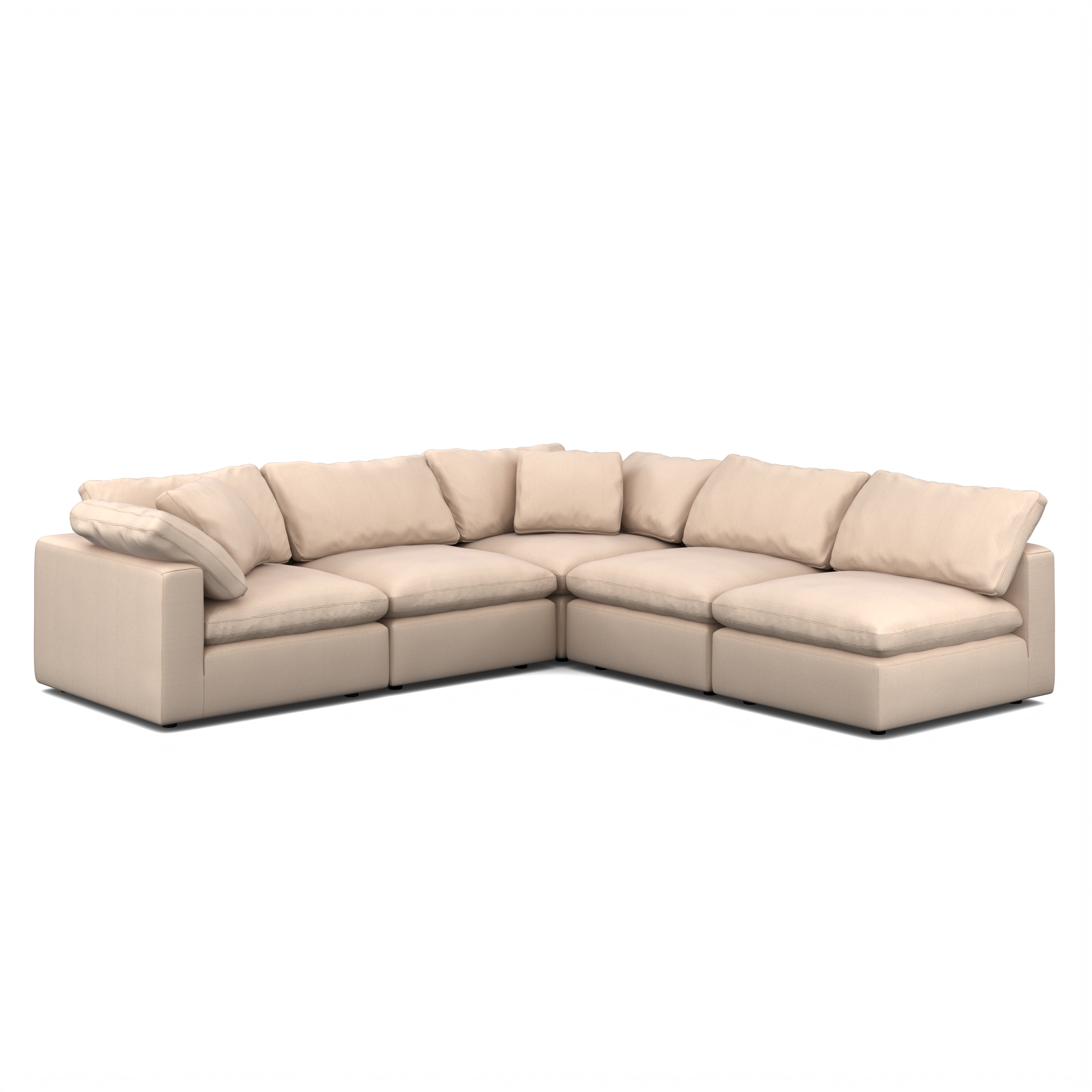 Custom 5-Seater L-Shaped Sectional