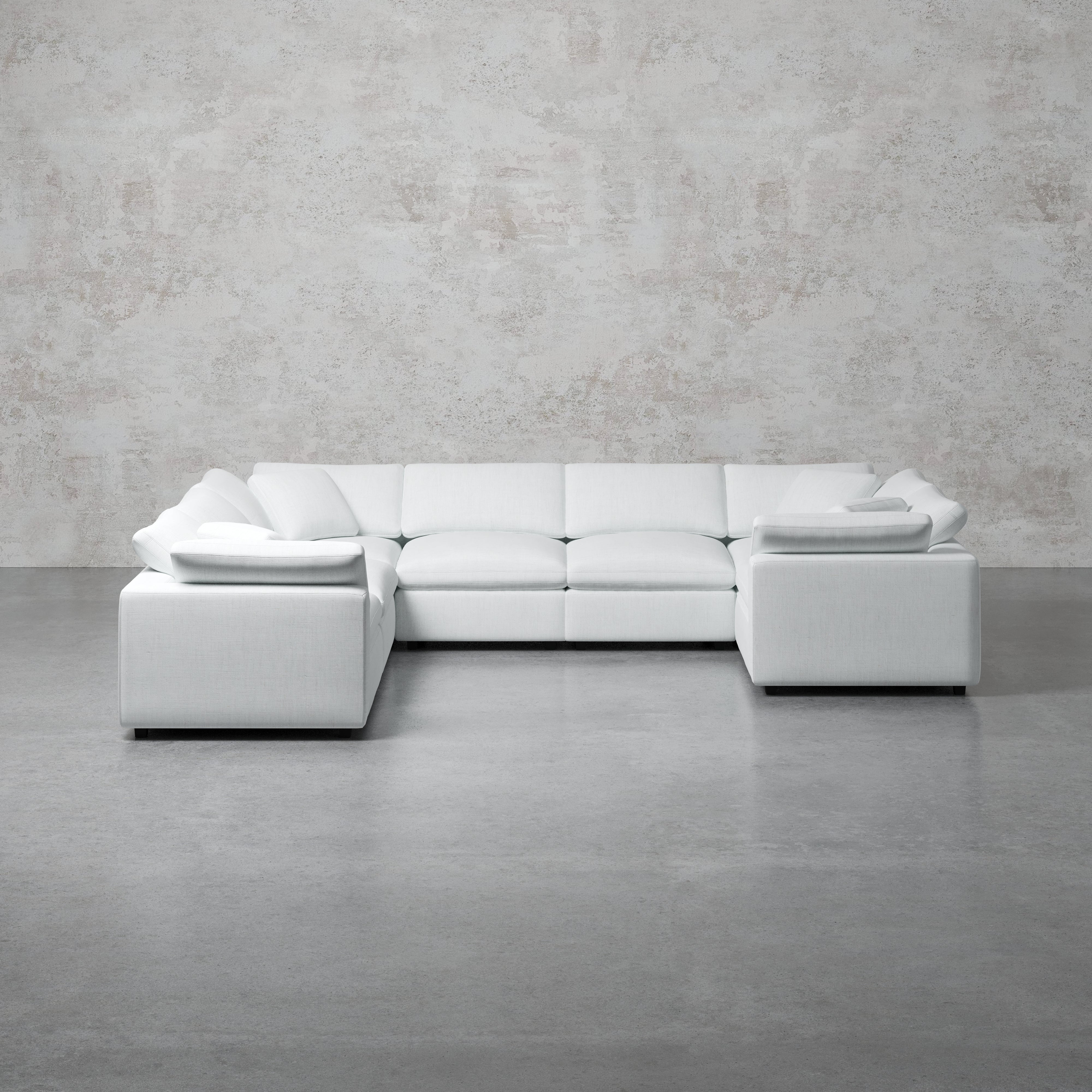 Comfy Modular Sofa - 7-Seater U-Sectional
