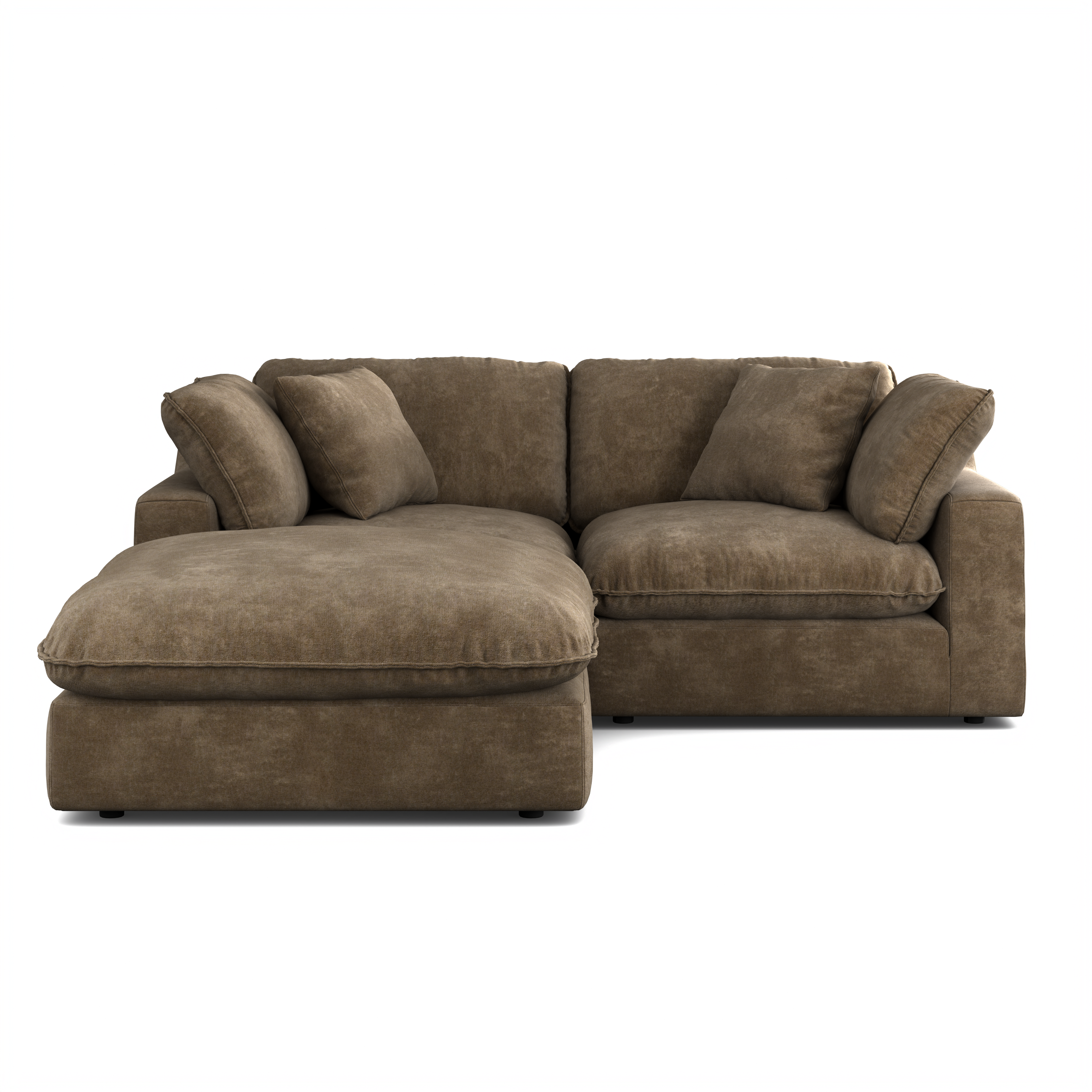Custom 2-Seater & Ottoman Sofa