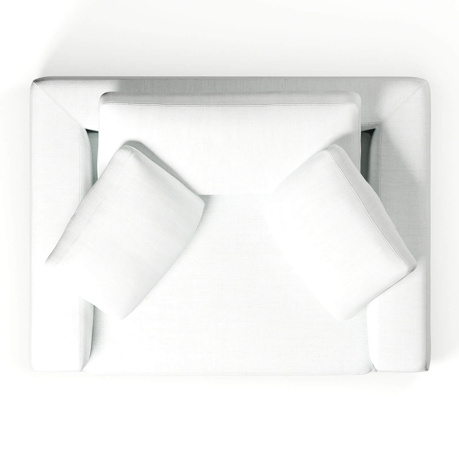 White Comfy Chair | Comfy Modular Chair | Couch Haus