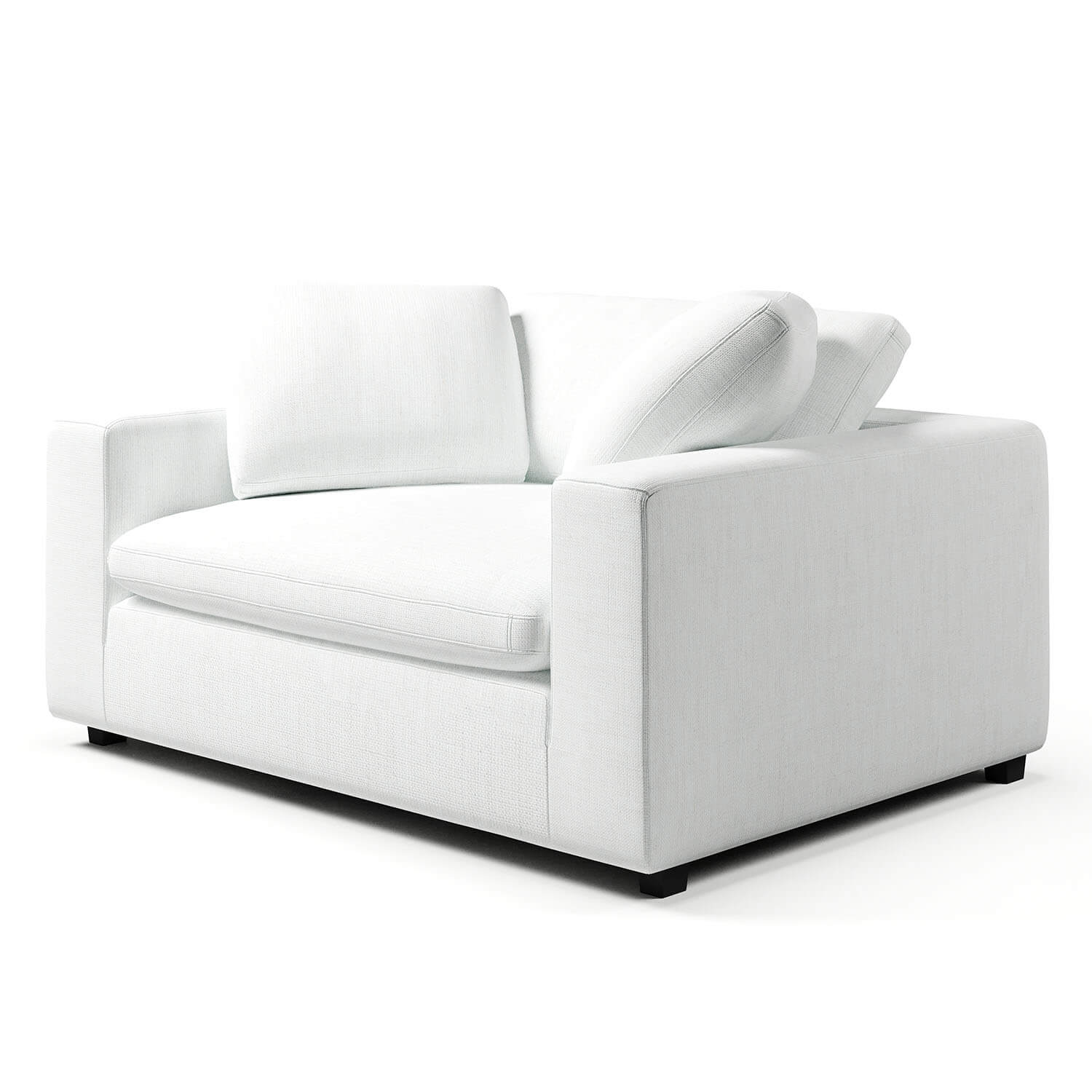 White Comfy Chair | Comfy Modular Chair | Couch Haus