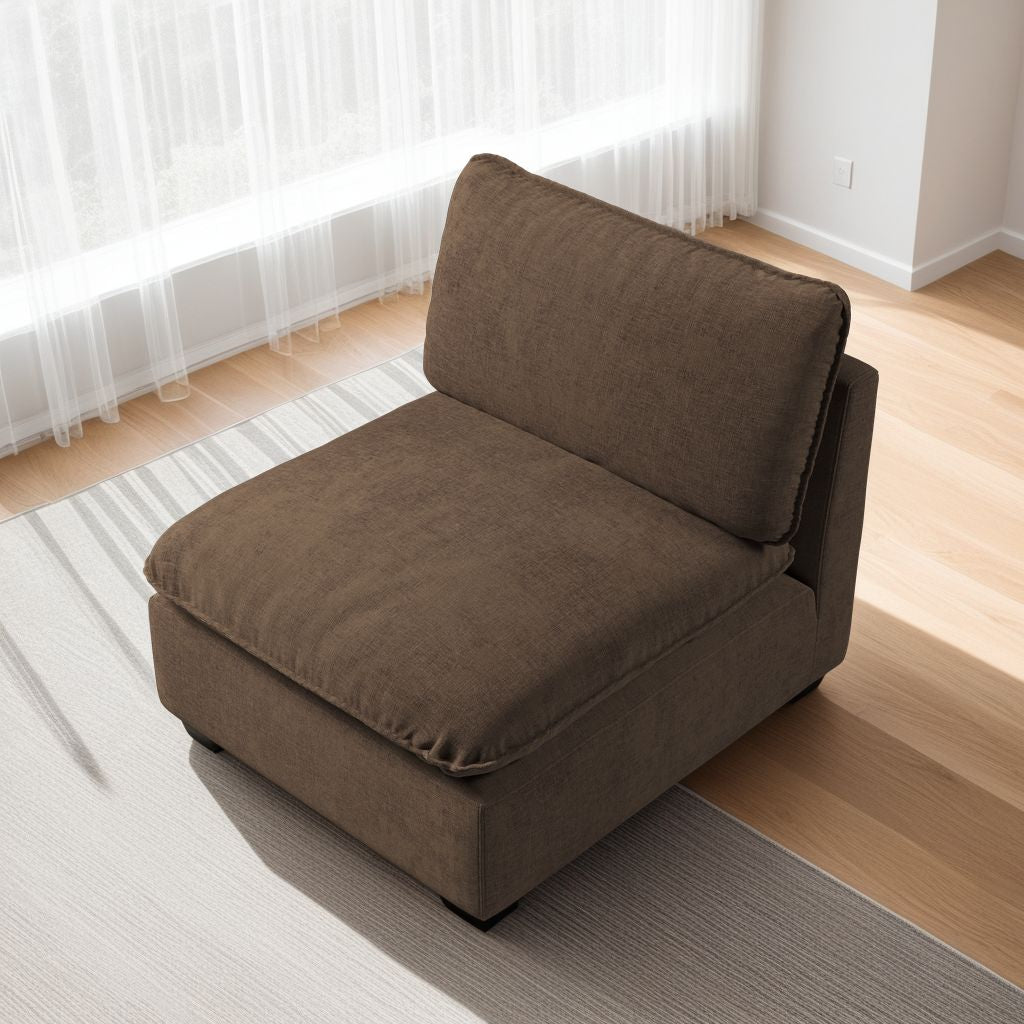 Comfy Armless Chair (Tapered)