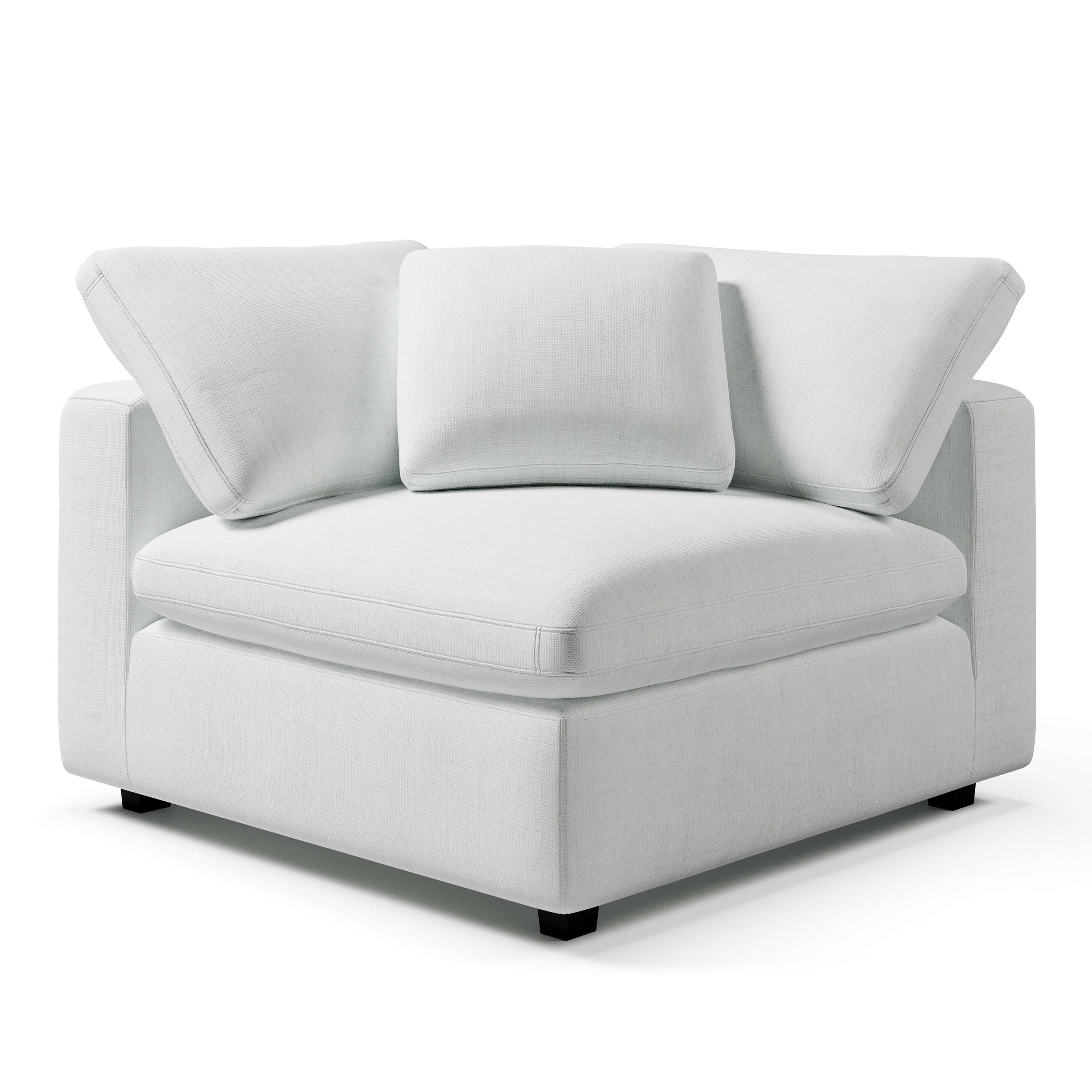 Comfy Corner Chair | Comfortable Corner Chair | CouchHaus #color_white