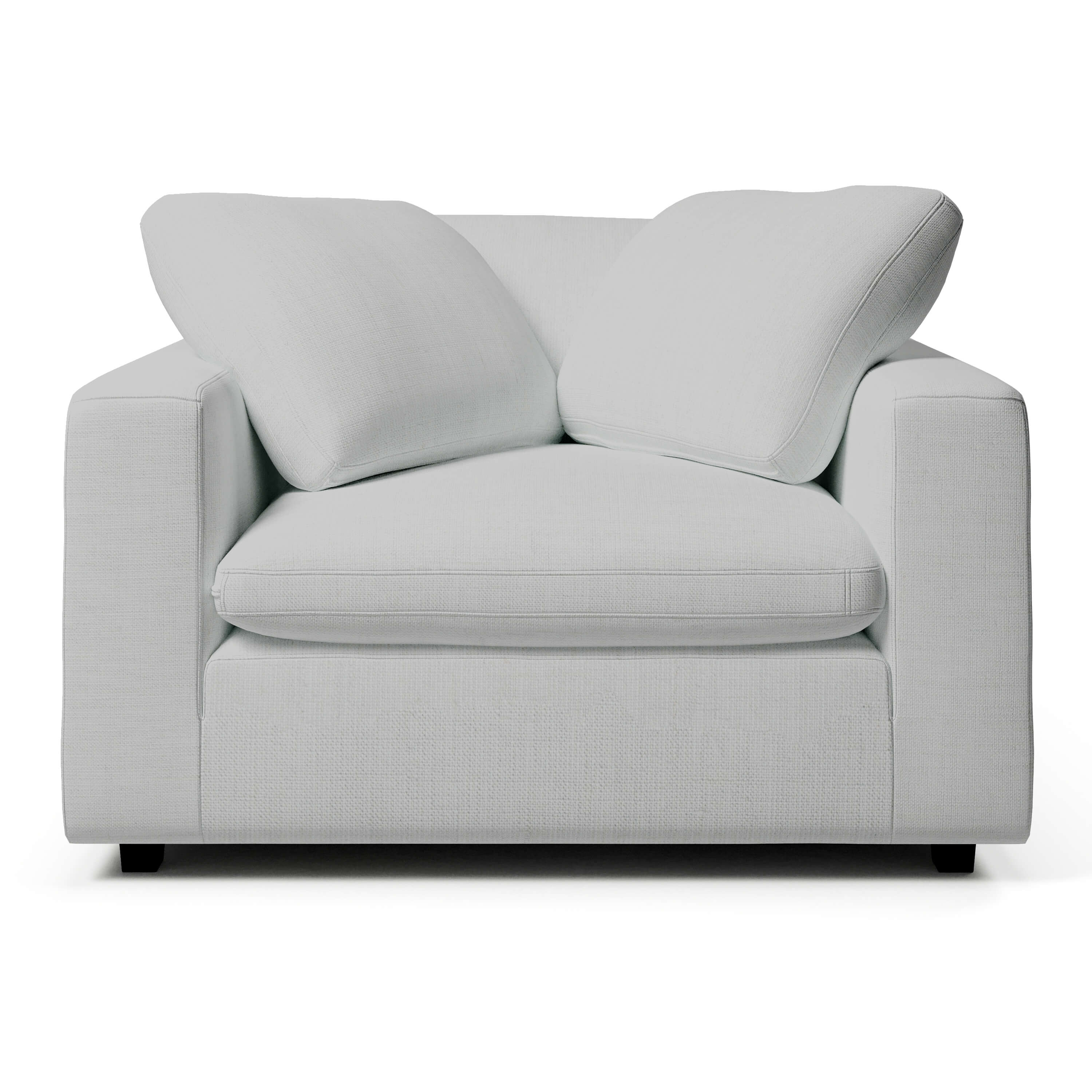 Comfy Lounge Chair | White Comfy Armchair | Couch Haus 