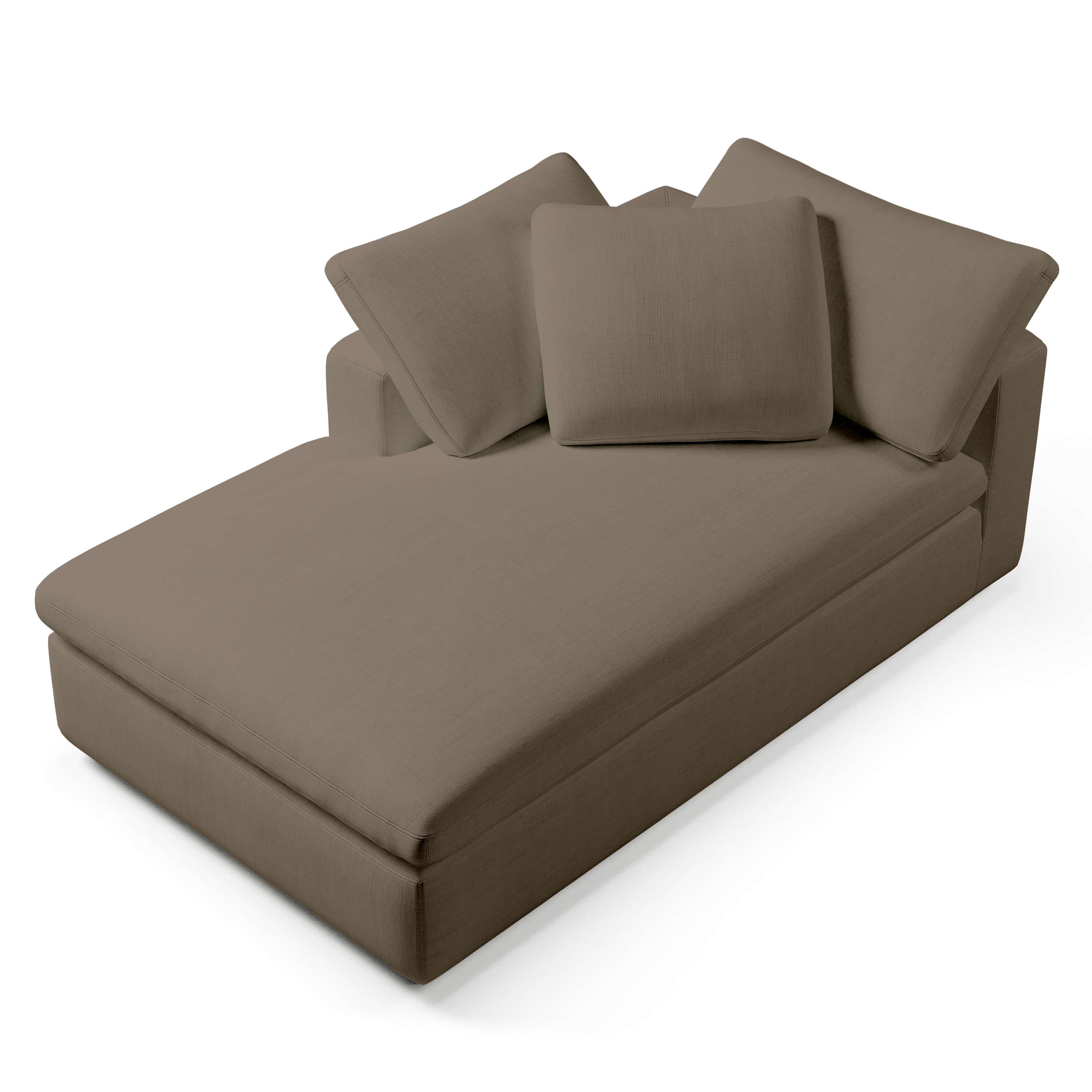 Left Arm Chaise Lounge | White Chaise Lounge | Couch Haus