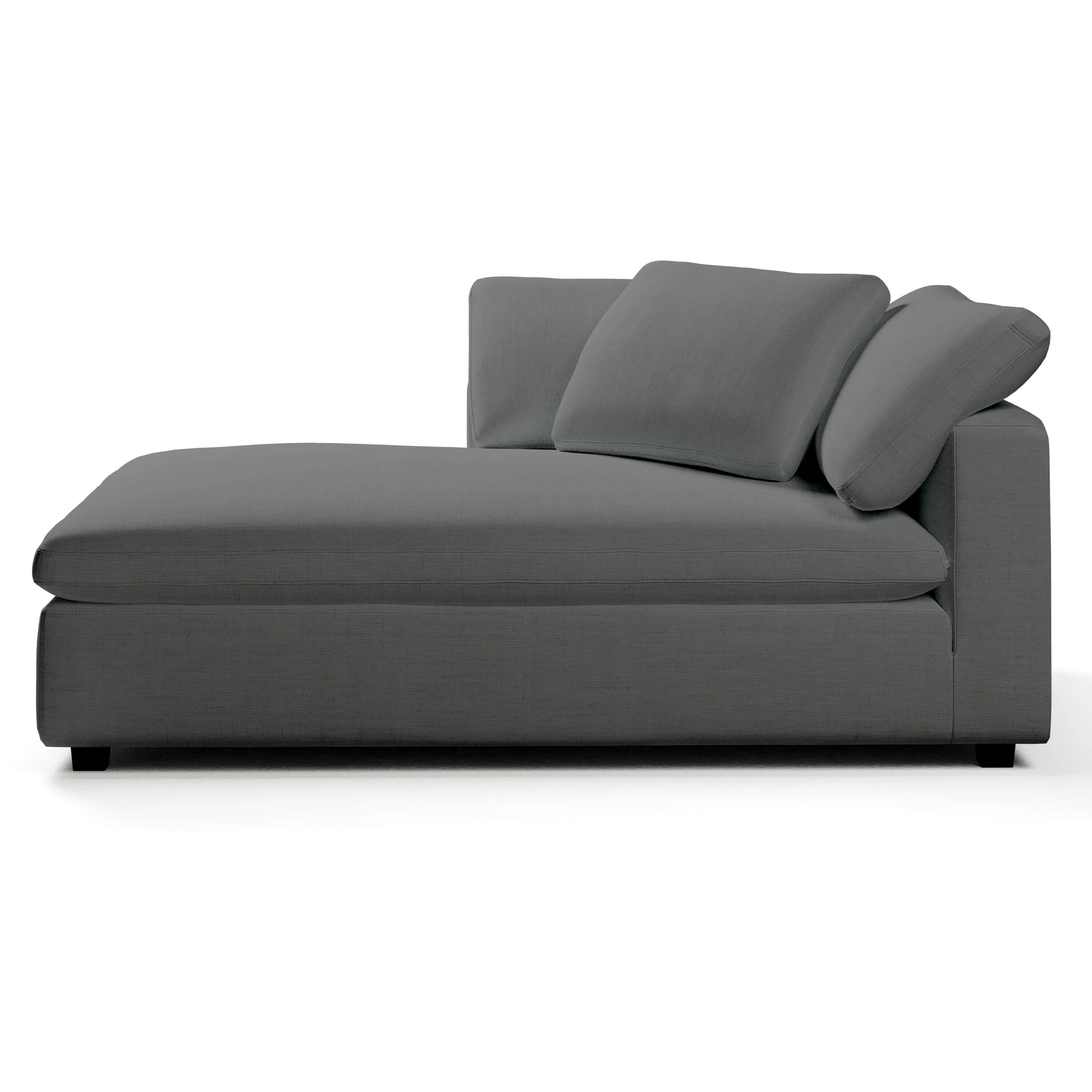 Left Arm Chaise Lounge | White Chaise Lounge Left | Couch Haus