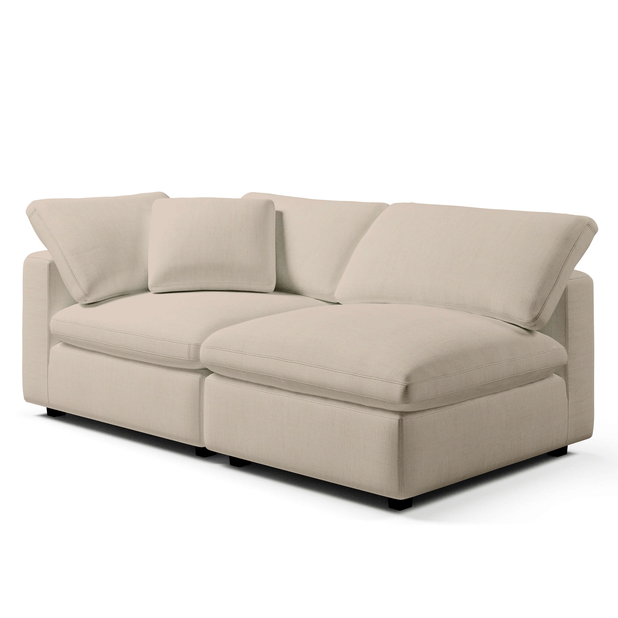2 Seater Left Arm Sofa | Comfy Modular Sofa | Couch Haus