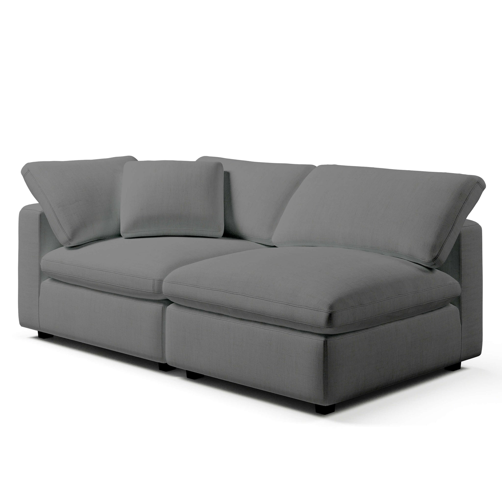 2 Seater Left Arm Sofa | Comfy Modular Sofa | Couch Haus