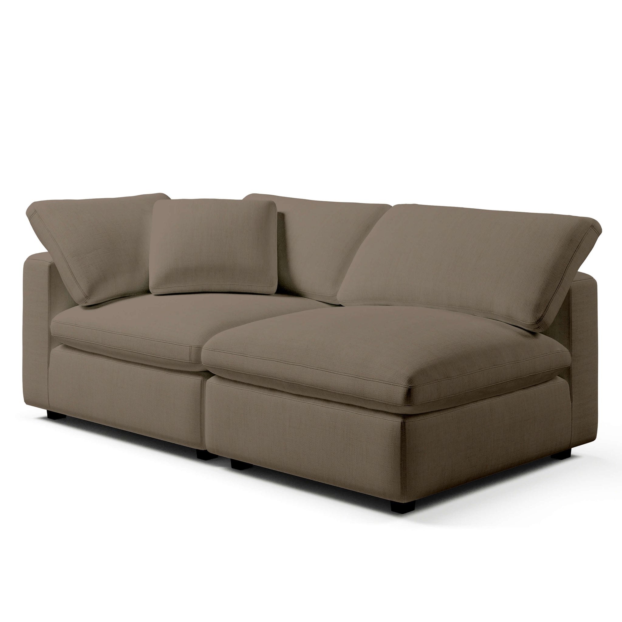 2 Seater Left Arm Sofa | Comfy Modular Sofa | Couch Haus