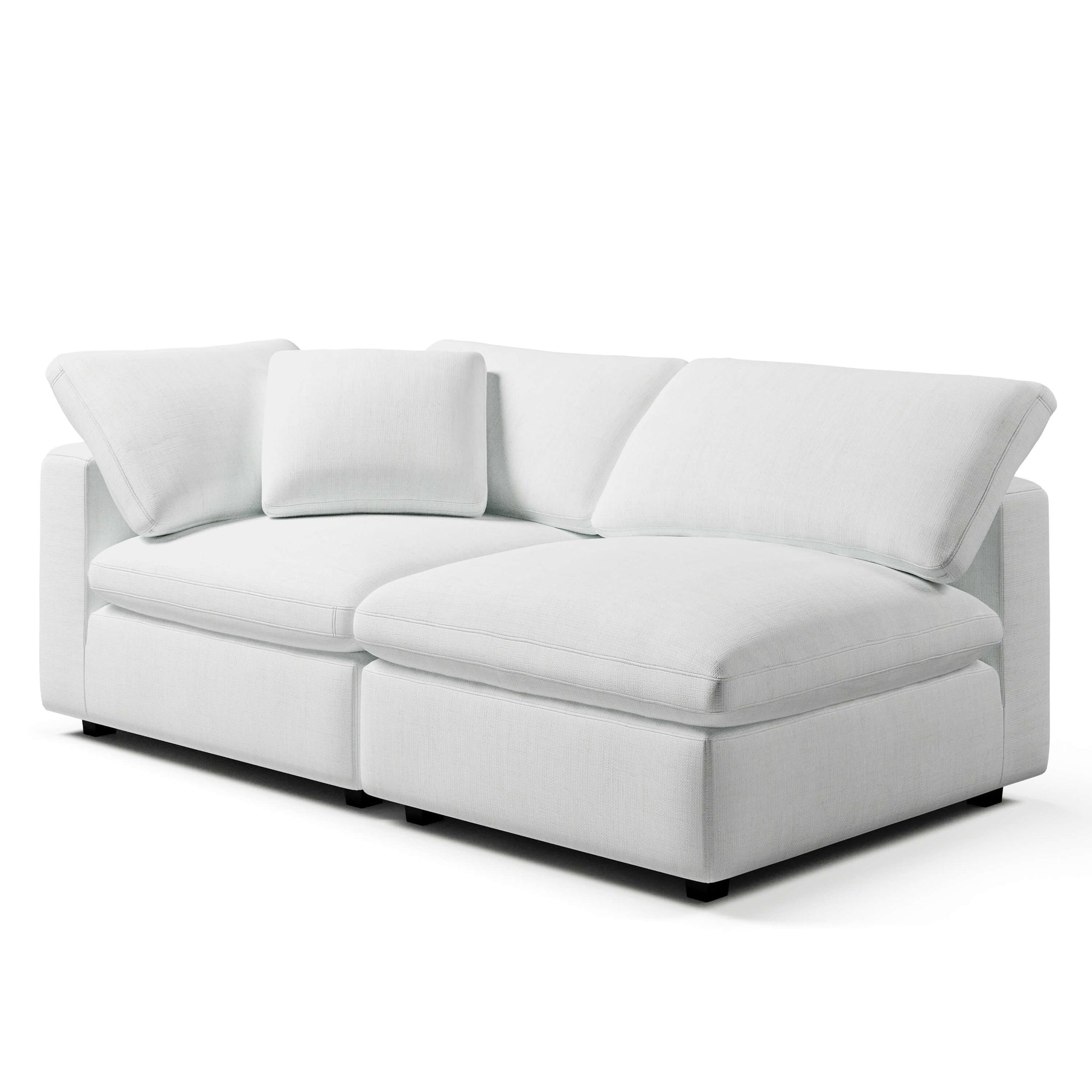 2 Seater Left Arm Sofa | Comfy Modular Sofa | Couch Haus