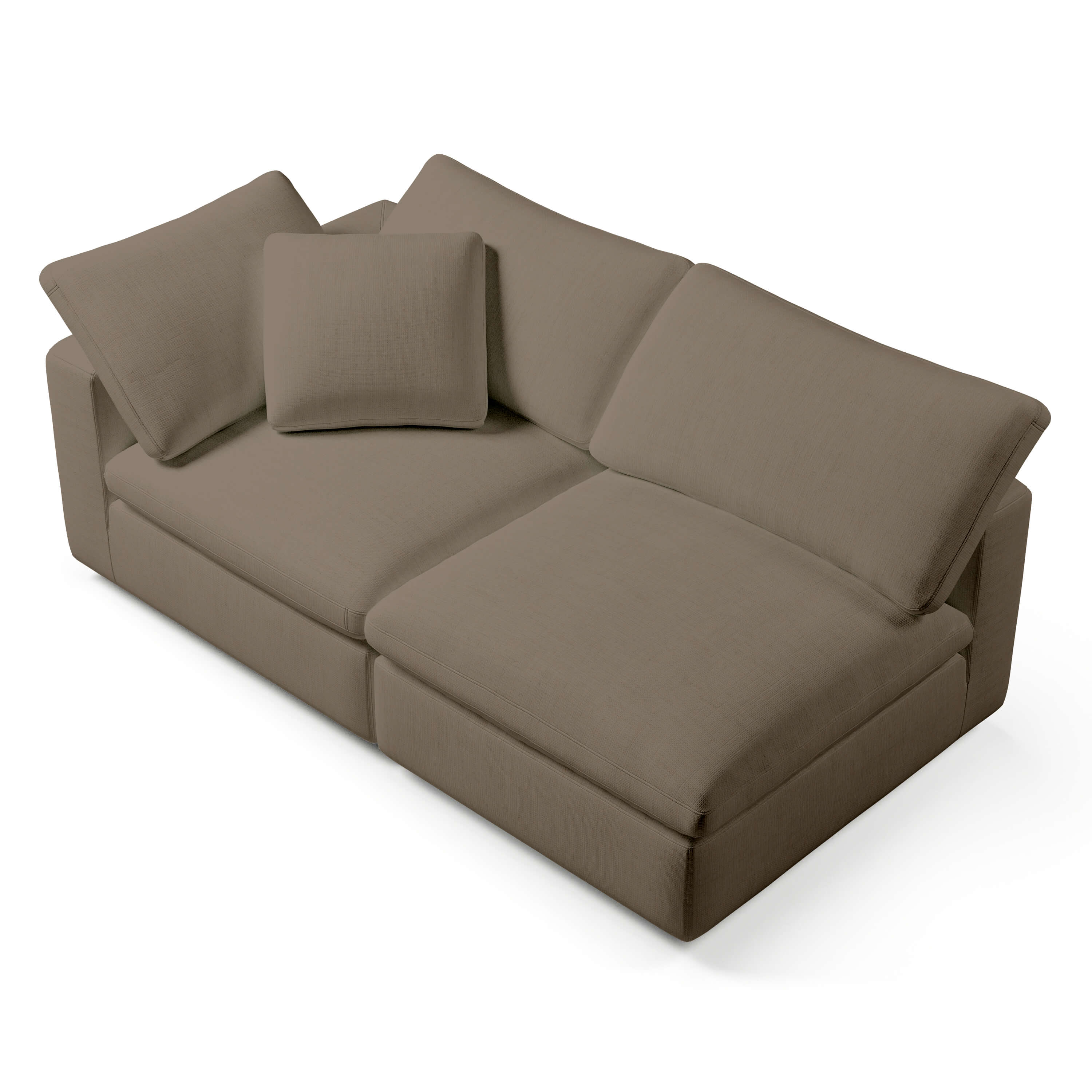 Comfy Modular Sofa - 2-Seater Left-Arm