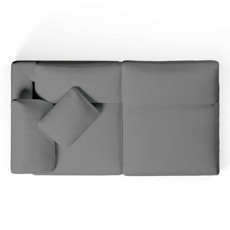 2 Seater Left Arm Sofa | Comfy Modular Sofa | Couch Haus